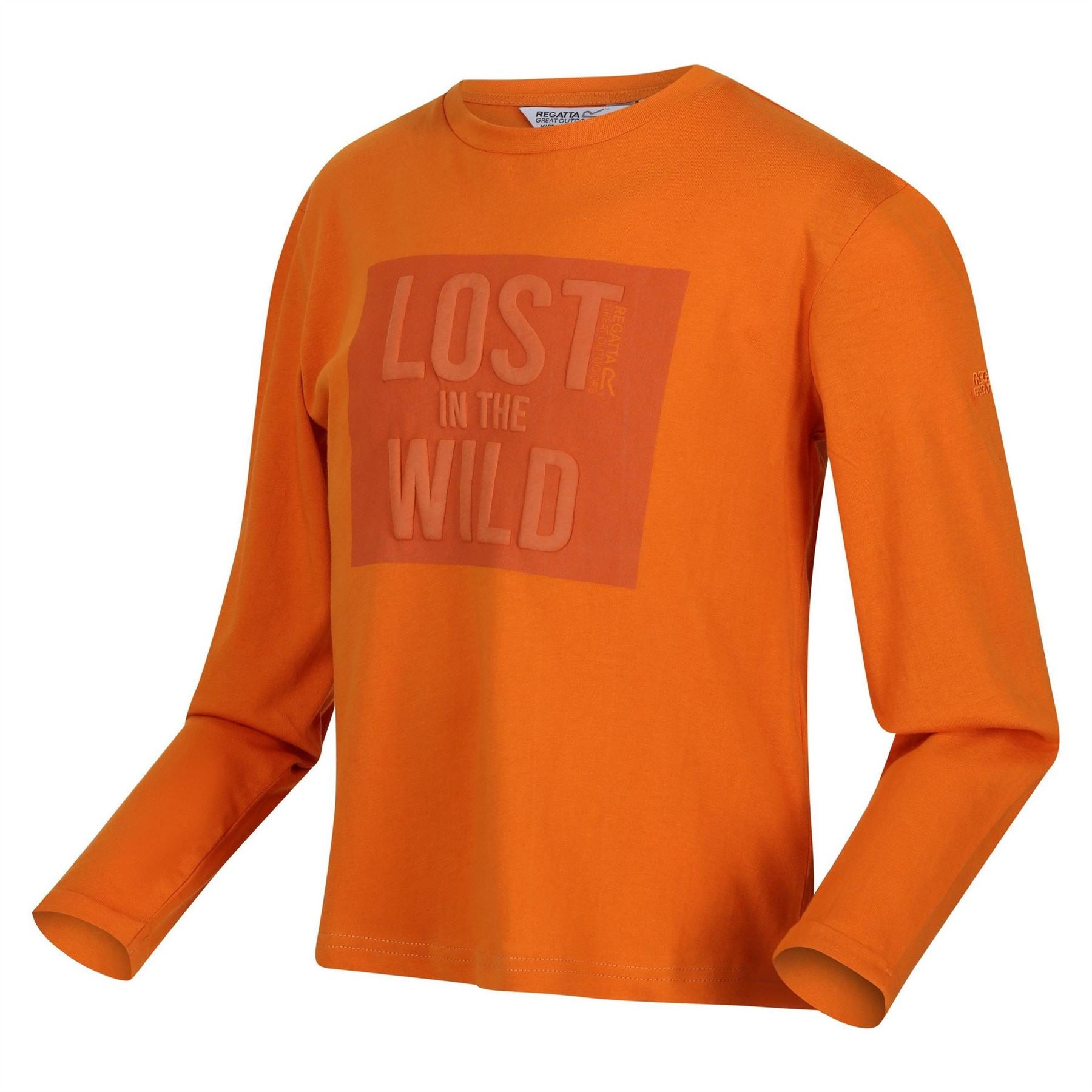 Regatta Lettering Graphic Crew Neck Long Sleeve Jersey T-Shirt