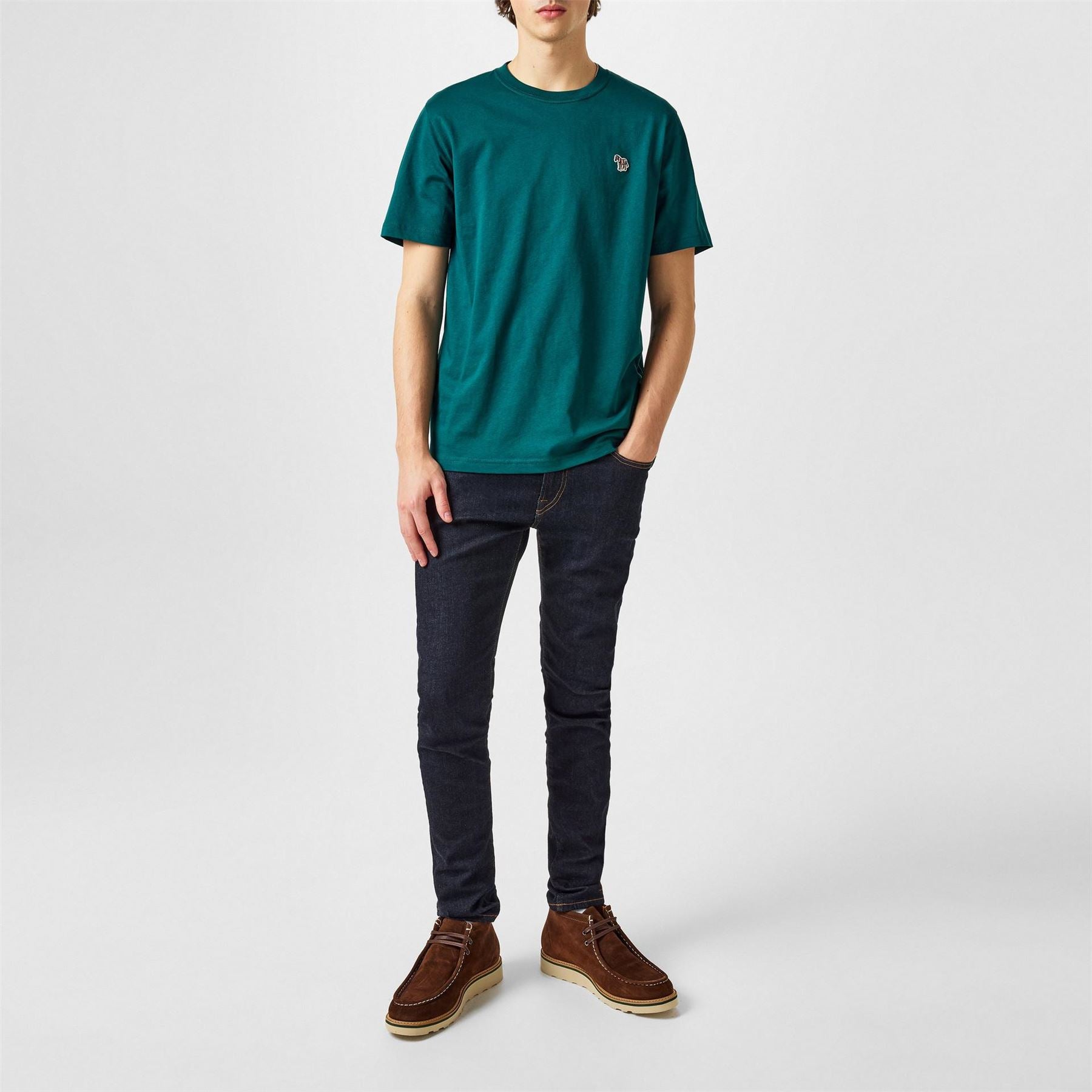 PS Paul Smith Regular Fit Zebra Crew Neck T-Shirt