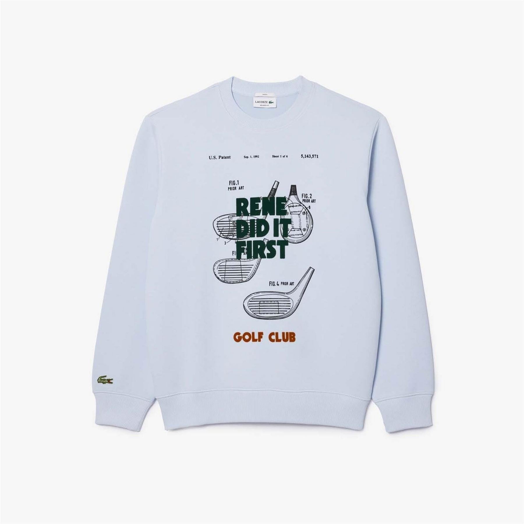 Lacoste Fit Piqu¿ Motif Sweatshirt
