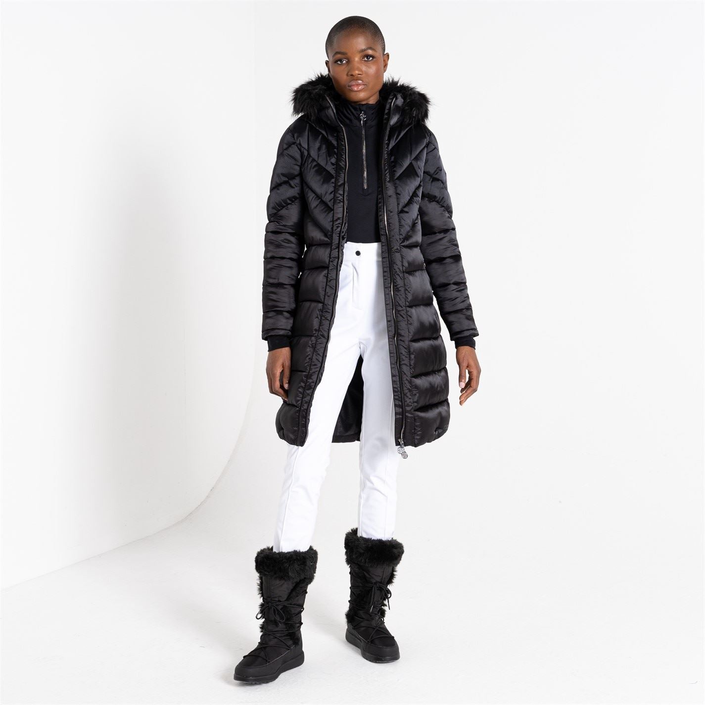 Dare 2b Womens 2b Supression Longline Insulated Padded Jacket Quilted