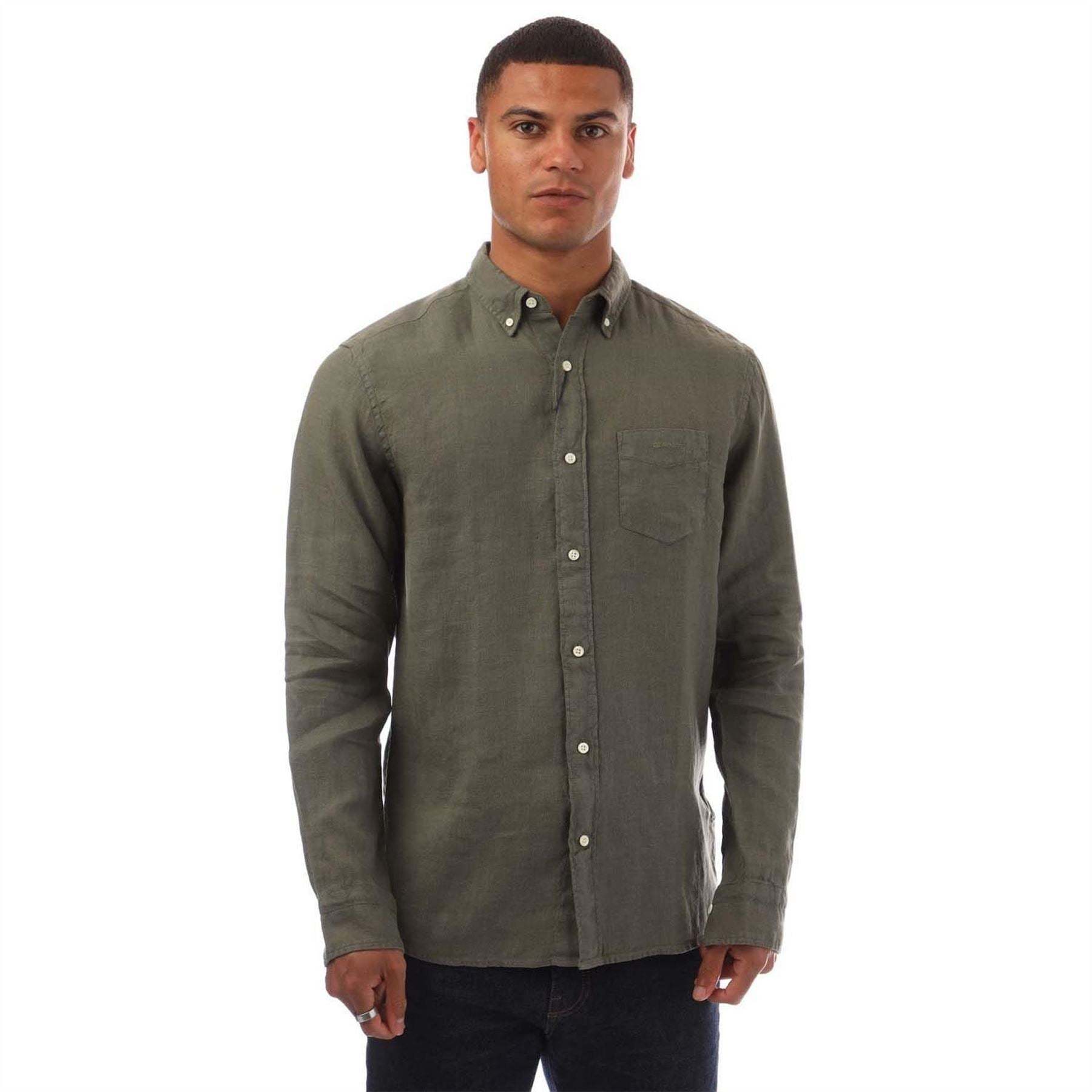 Gant Fit Garment Dyed Linen Shirt