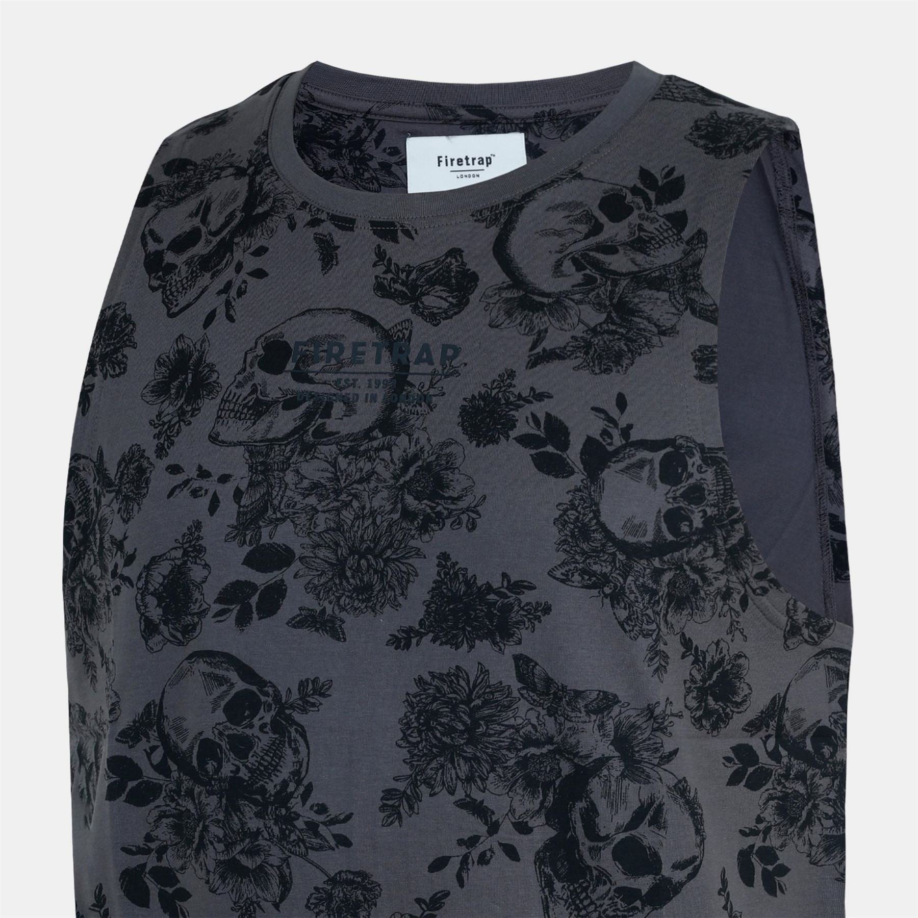 Firetrap All Over Print Muscle Vest