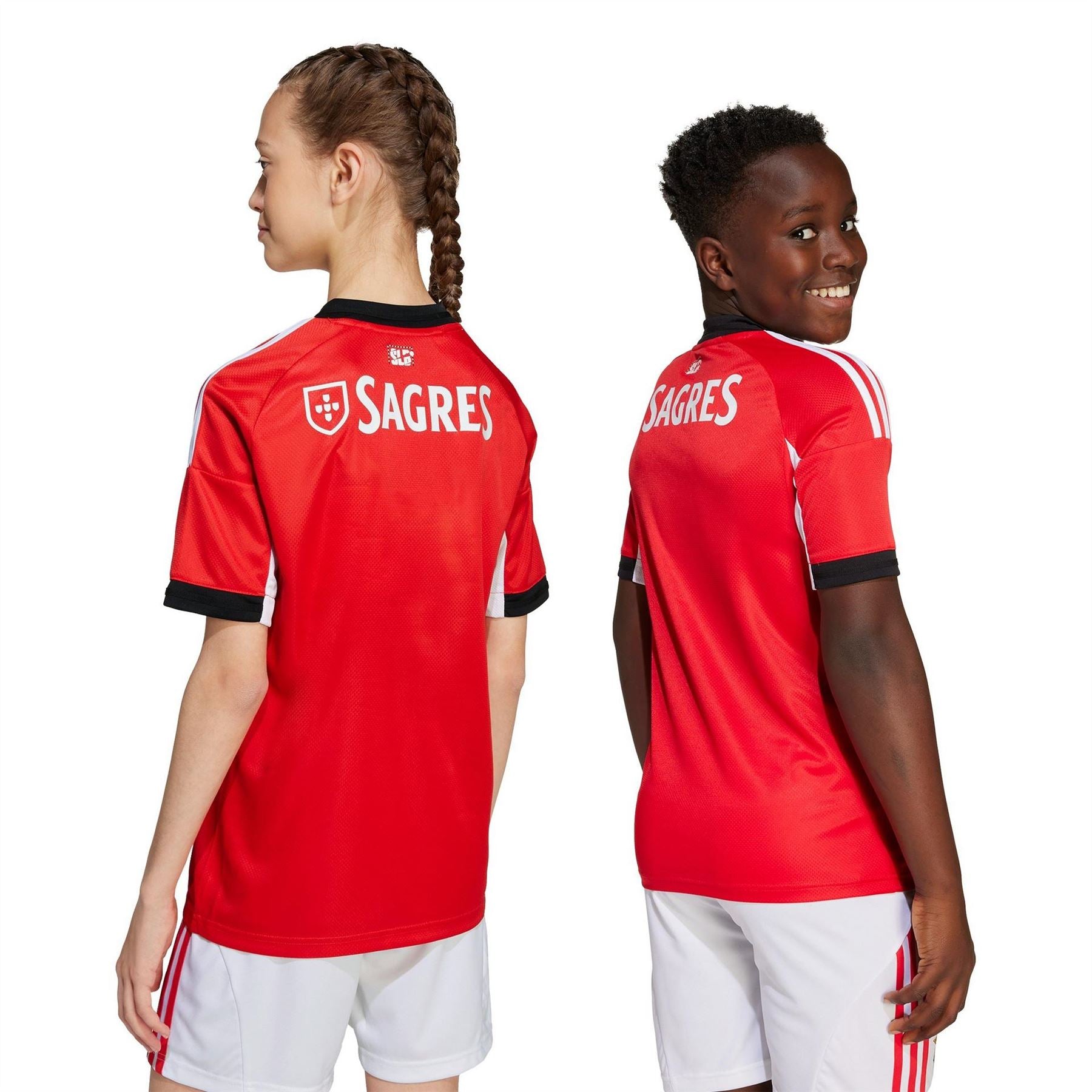 adidas Benfica Home Shirt 2025 2026 Juniors