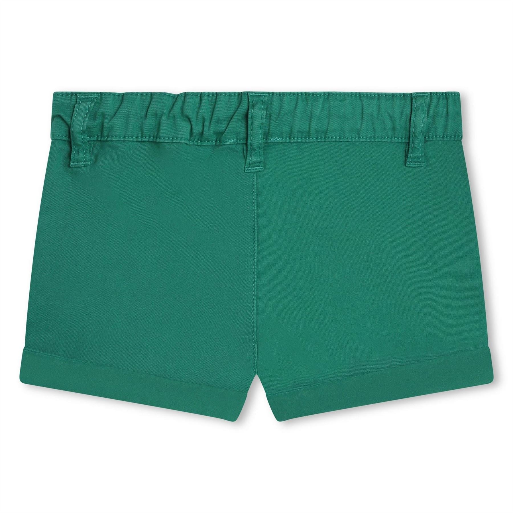Carrement Beau Solid Banded Hem Bermuda Shorts