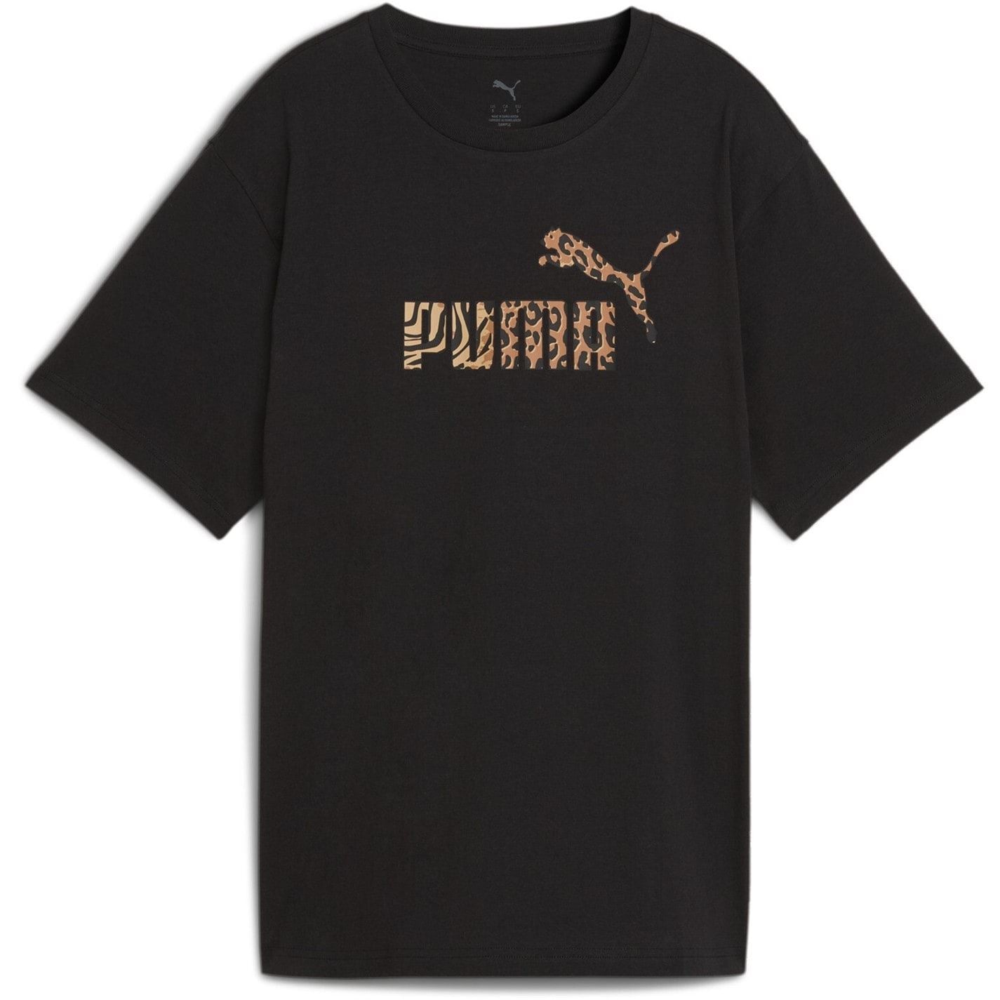 Puma Text Graphic Crew Neck Regular Fit T-Shirt