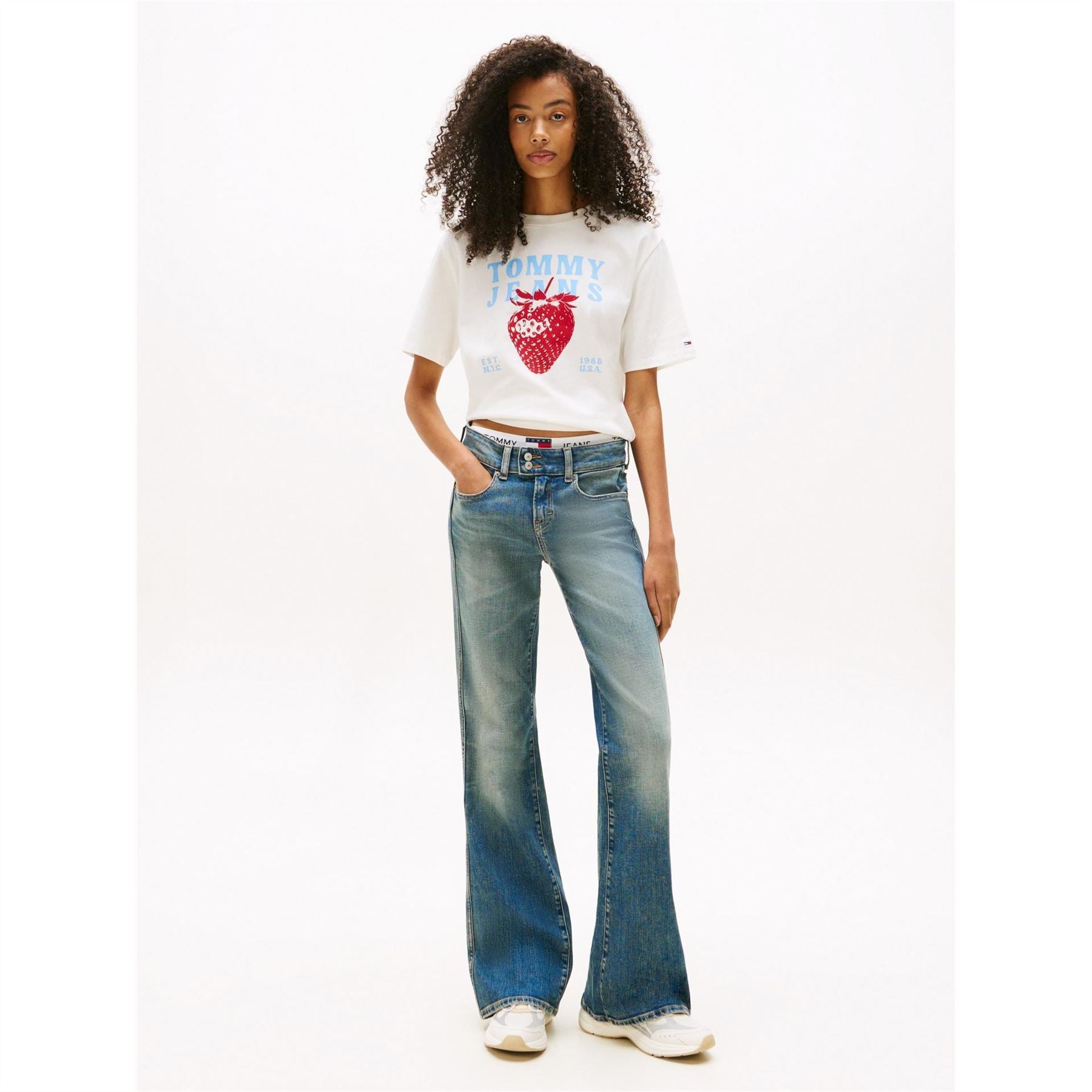Tommy Jeans Strawbs Regular Fit Short Sleeve T-Shirt