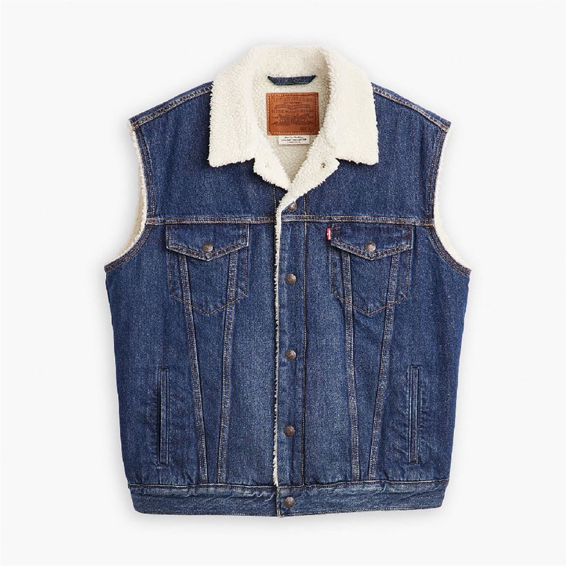 Levis Sleeveless Sherpa Jacket