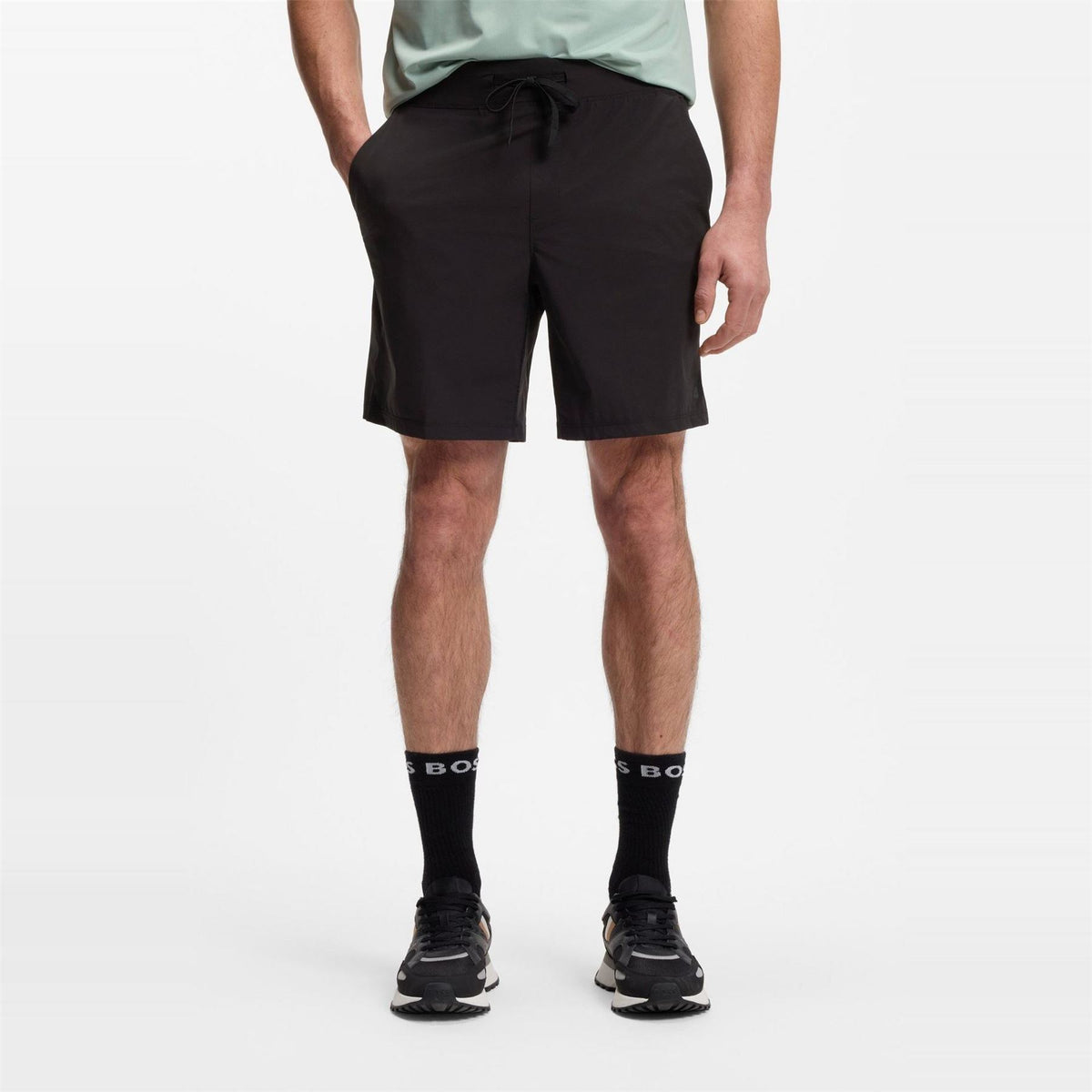 Boss Activemove2 7 Inch Athletic Shorts with Elasticated Waistband