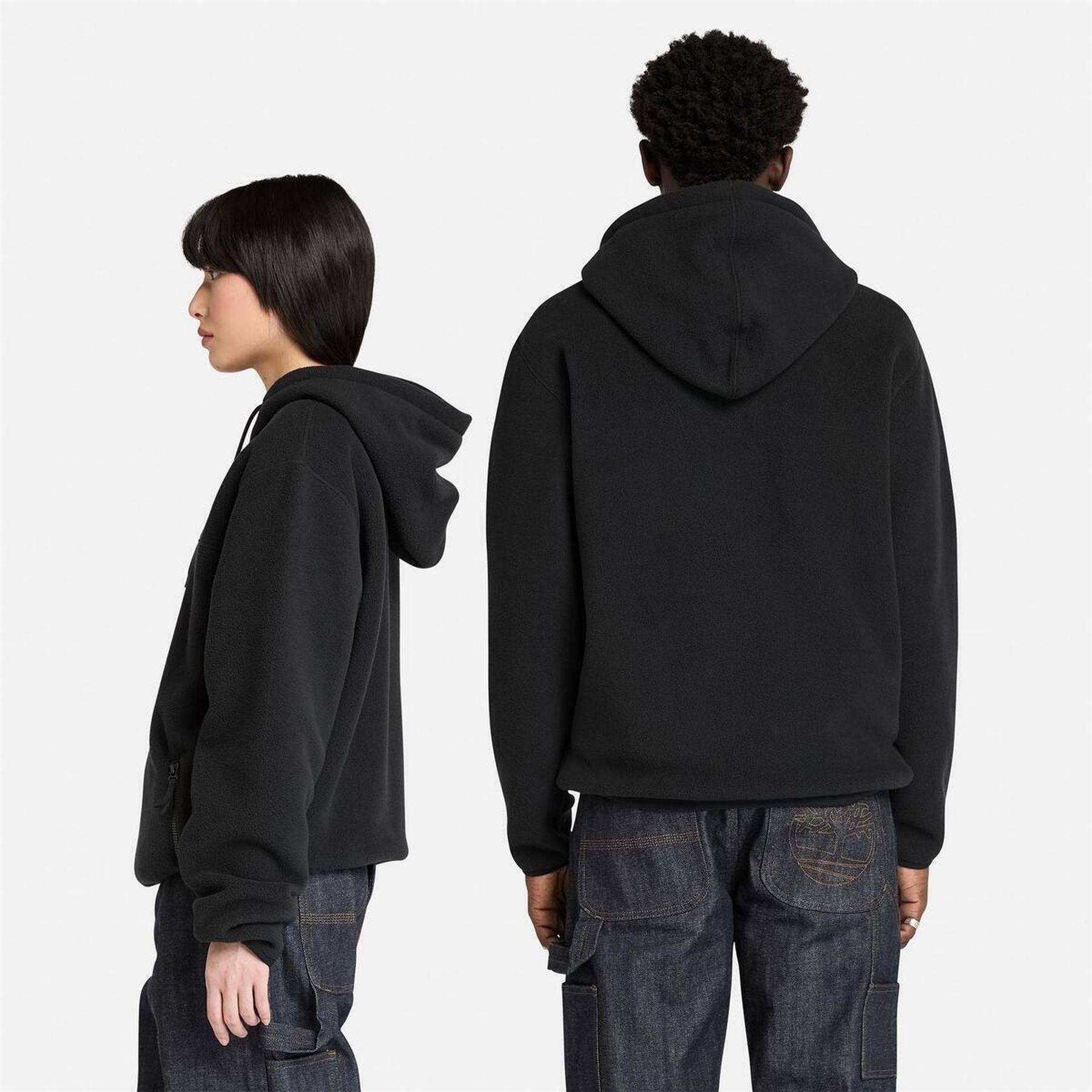 Timberland Polar Badge Hooded Long Sleeve Sweatshirt