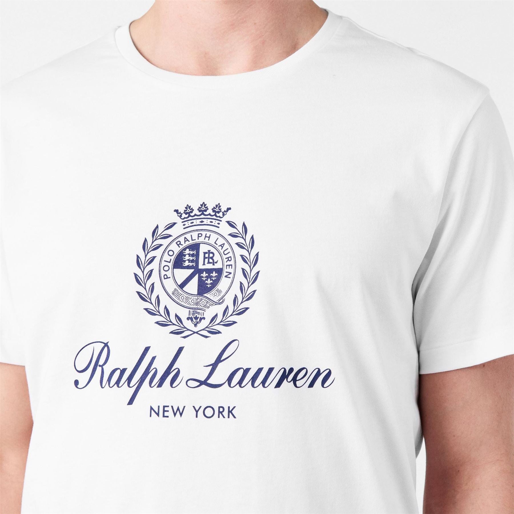 Polo Ralph Lauren Crest Logo Print Regular Fit Crew Neck T-Shirt