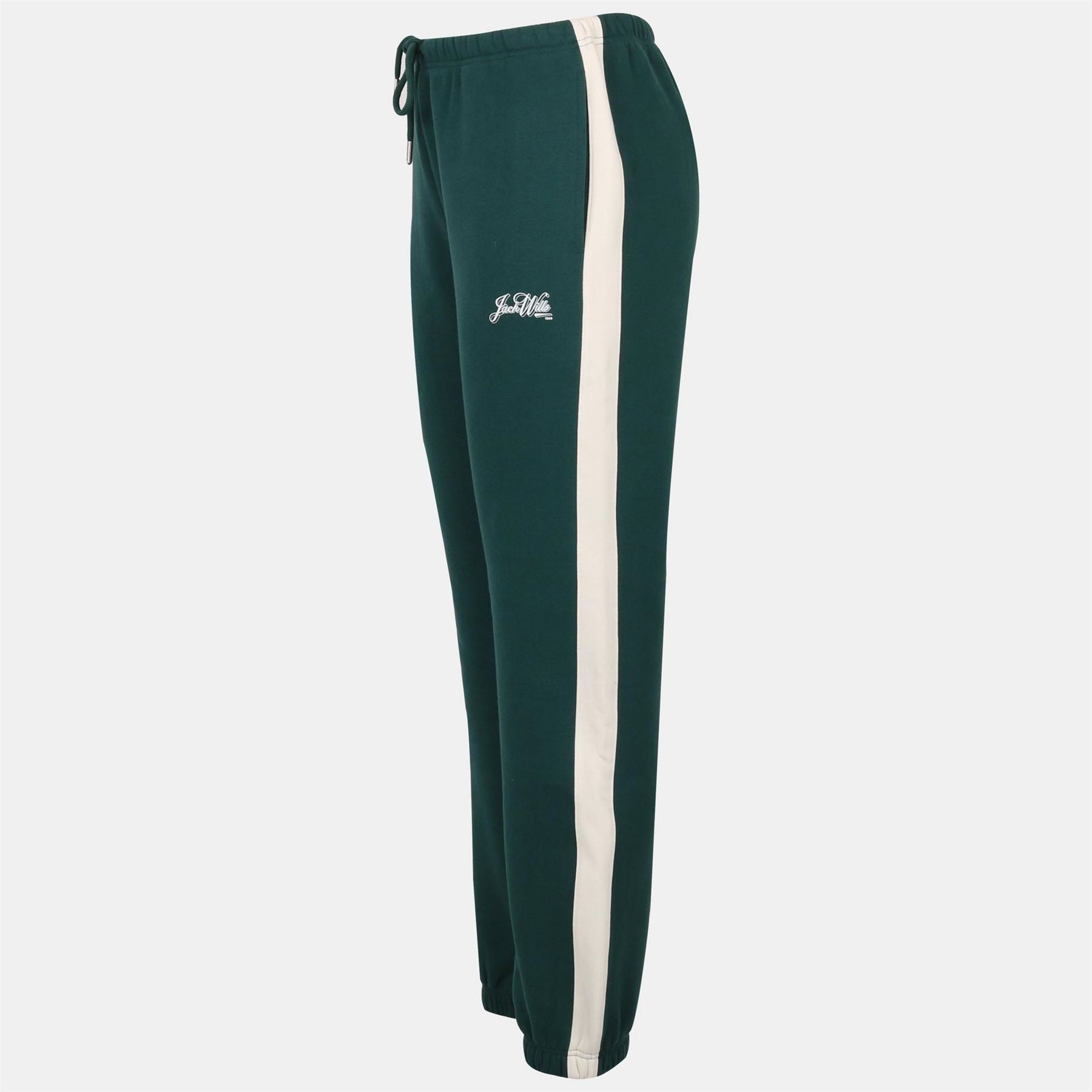Jack Wills Script Slim Solid Patterned Joggers