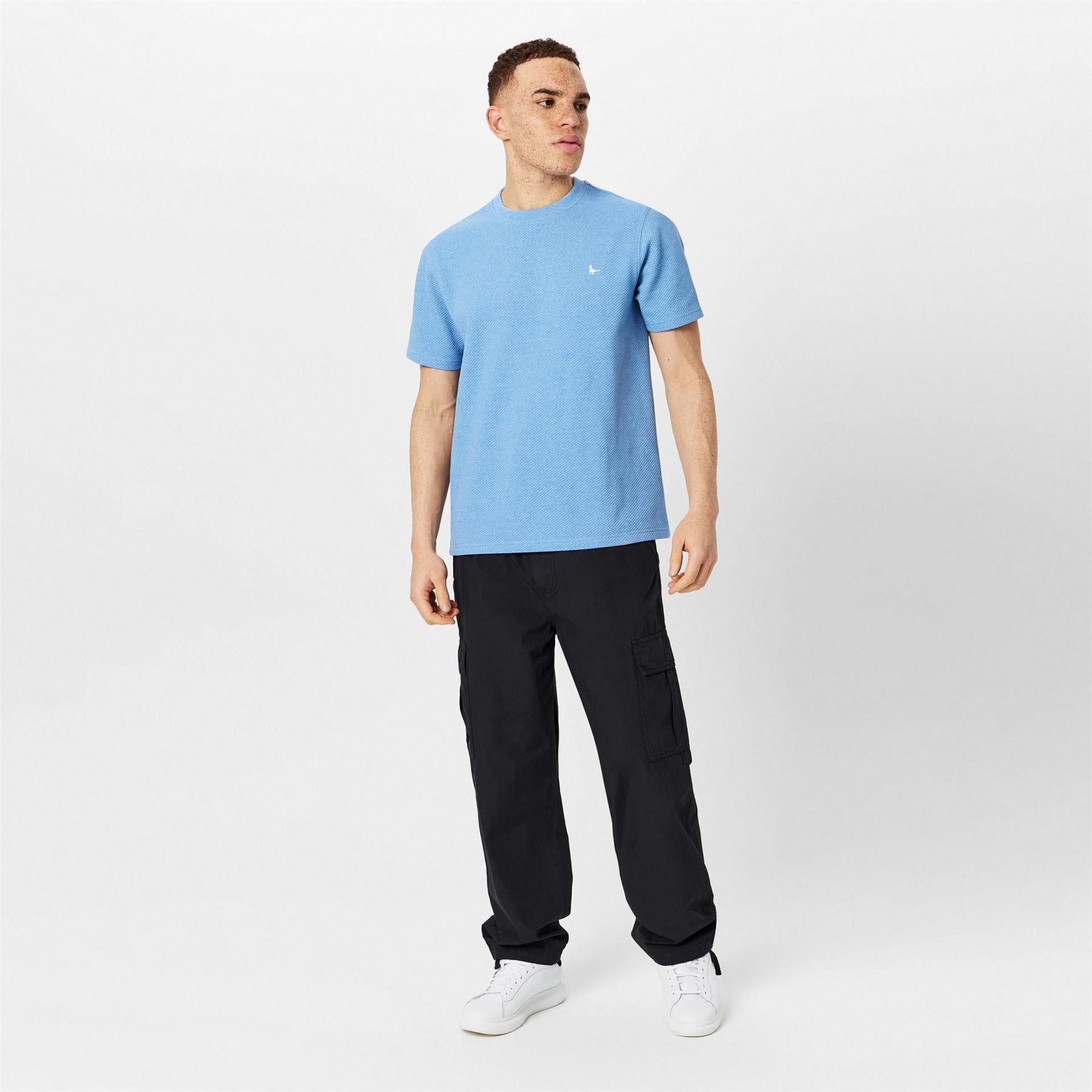 Jack Wills Regular Fit Bubble Texture Crew Neck T-Shirt