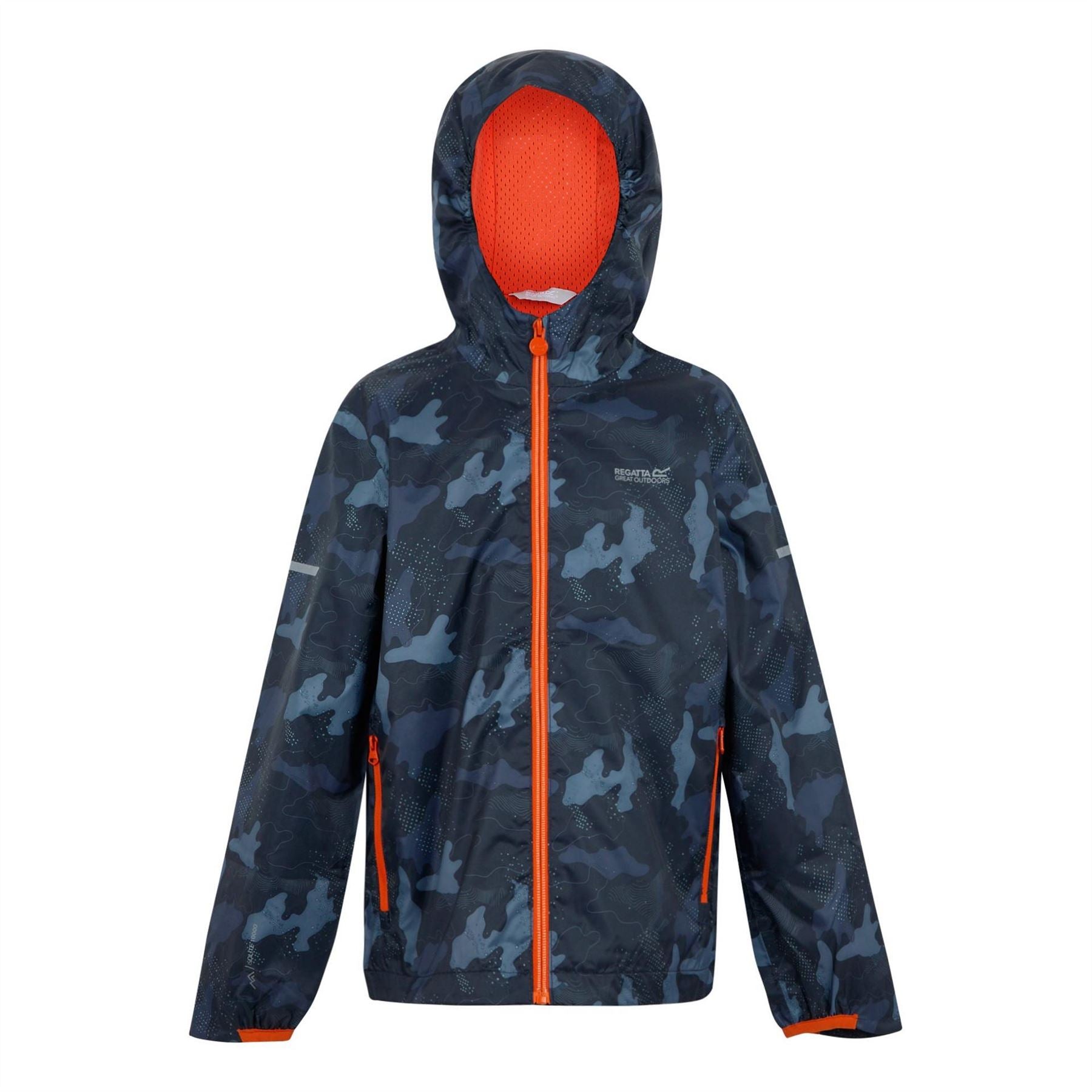 Regatta Printed Lever II Isolite 10000 Breathable Long Sleeve Hooded Waterproof Jacket