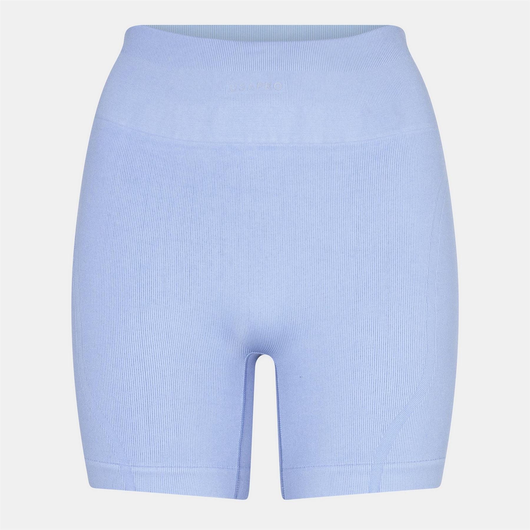 USA Pro Sophie Habboo Seamless Rib Slim-Fit Shorts
