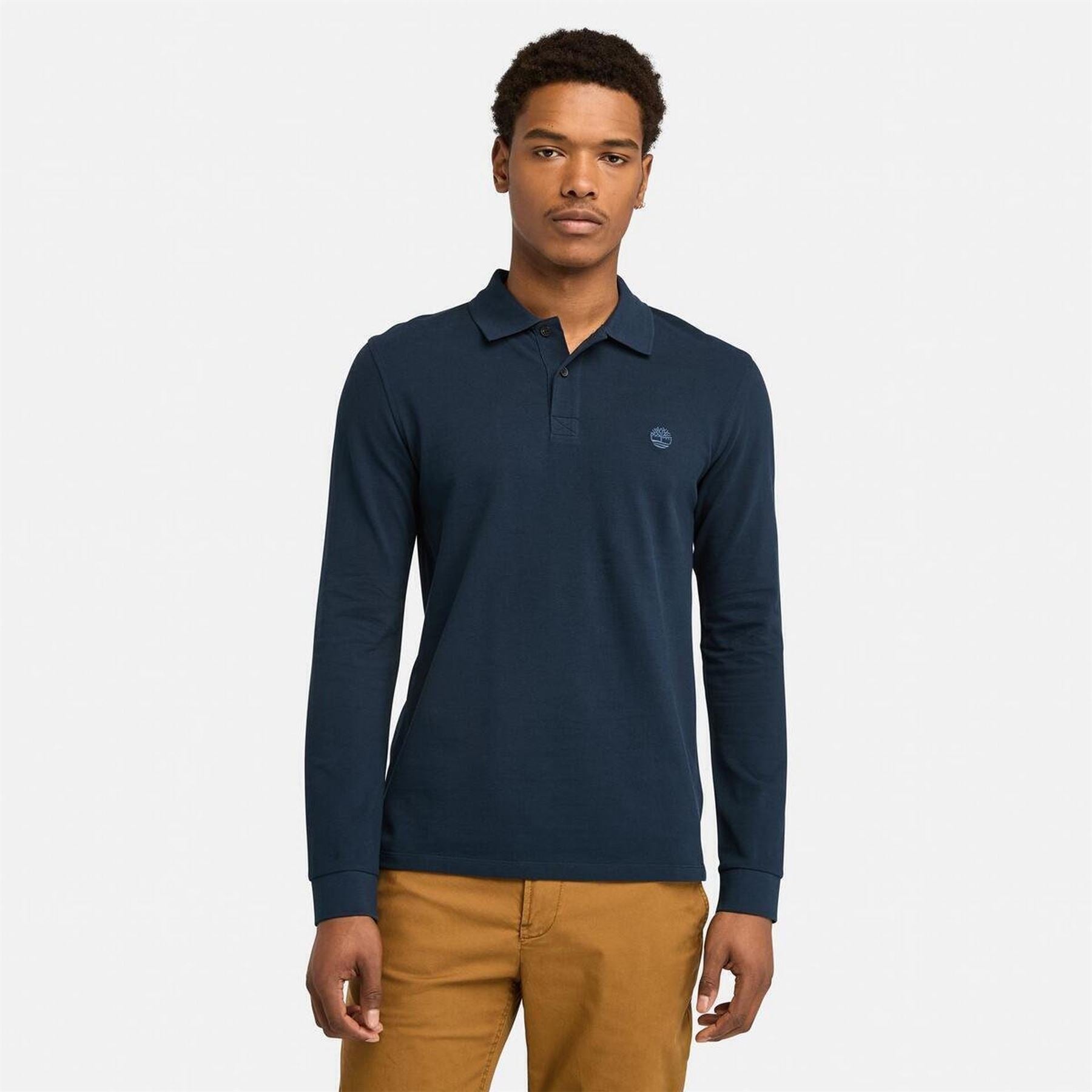 Timberland Millers Collared Long Sleeve Regular Fit Shirt