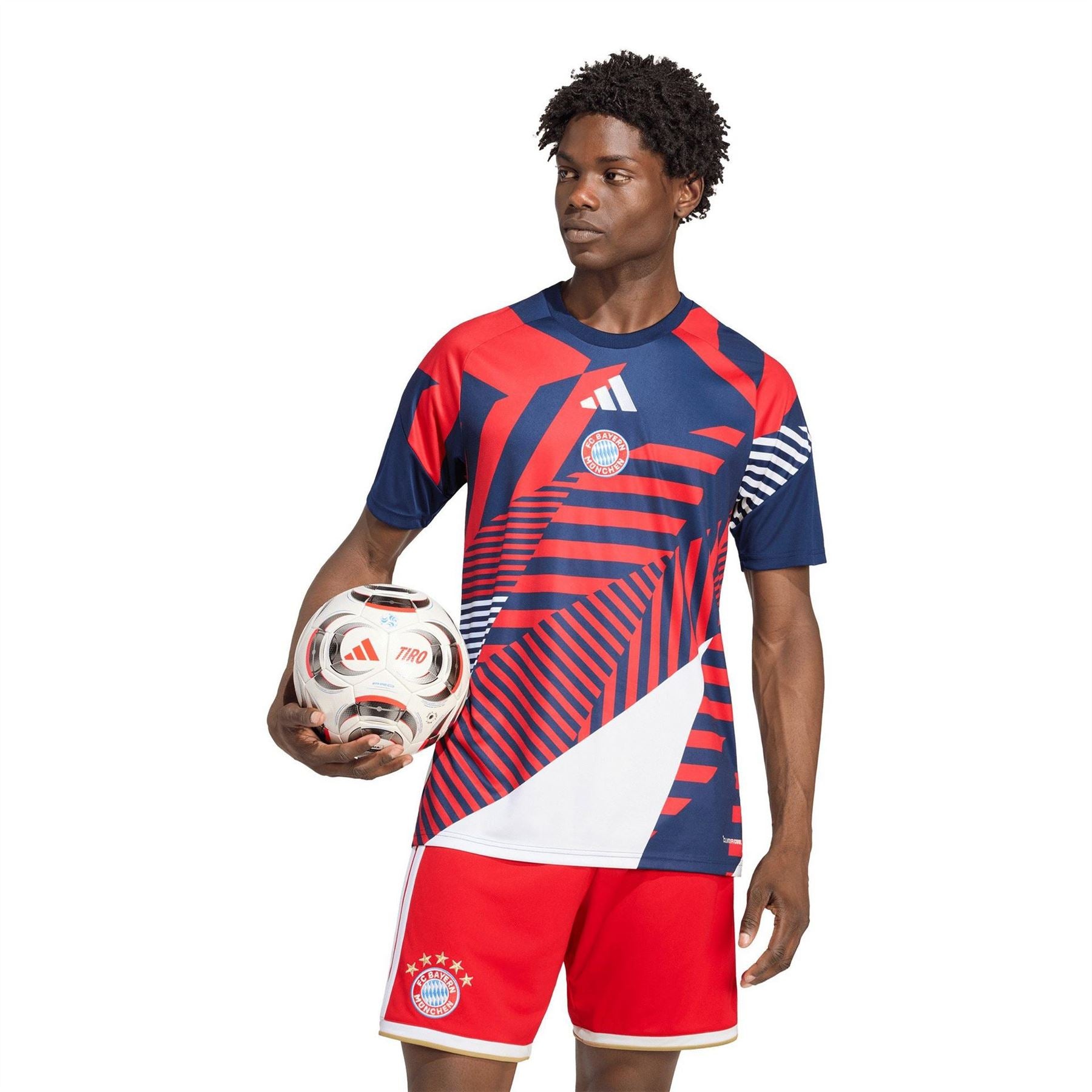 adidas Mens Munich Pre Match Shirt 2026 27