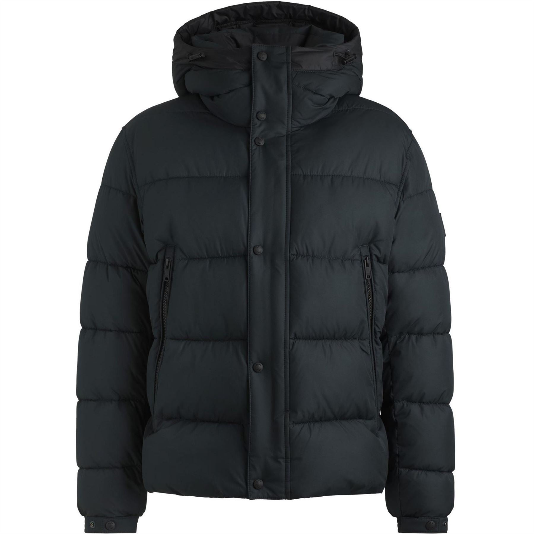 Boss Omaris Water Repellent Hooded Long Sleeve Short Puffer Jacket