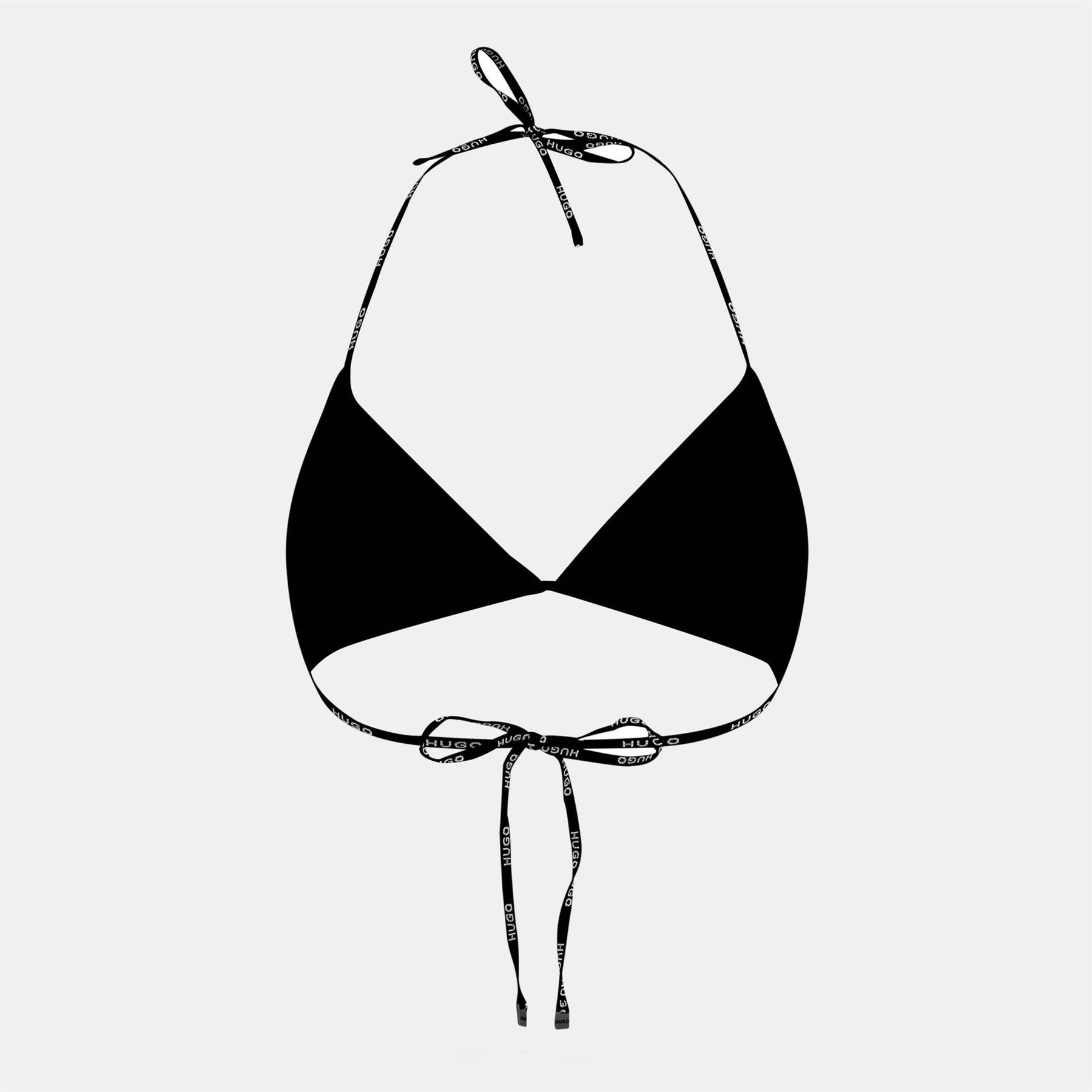 Hugo Logo Detailed Adjustable Triangle Bikini
