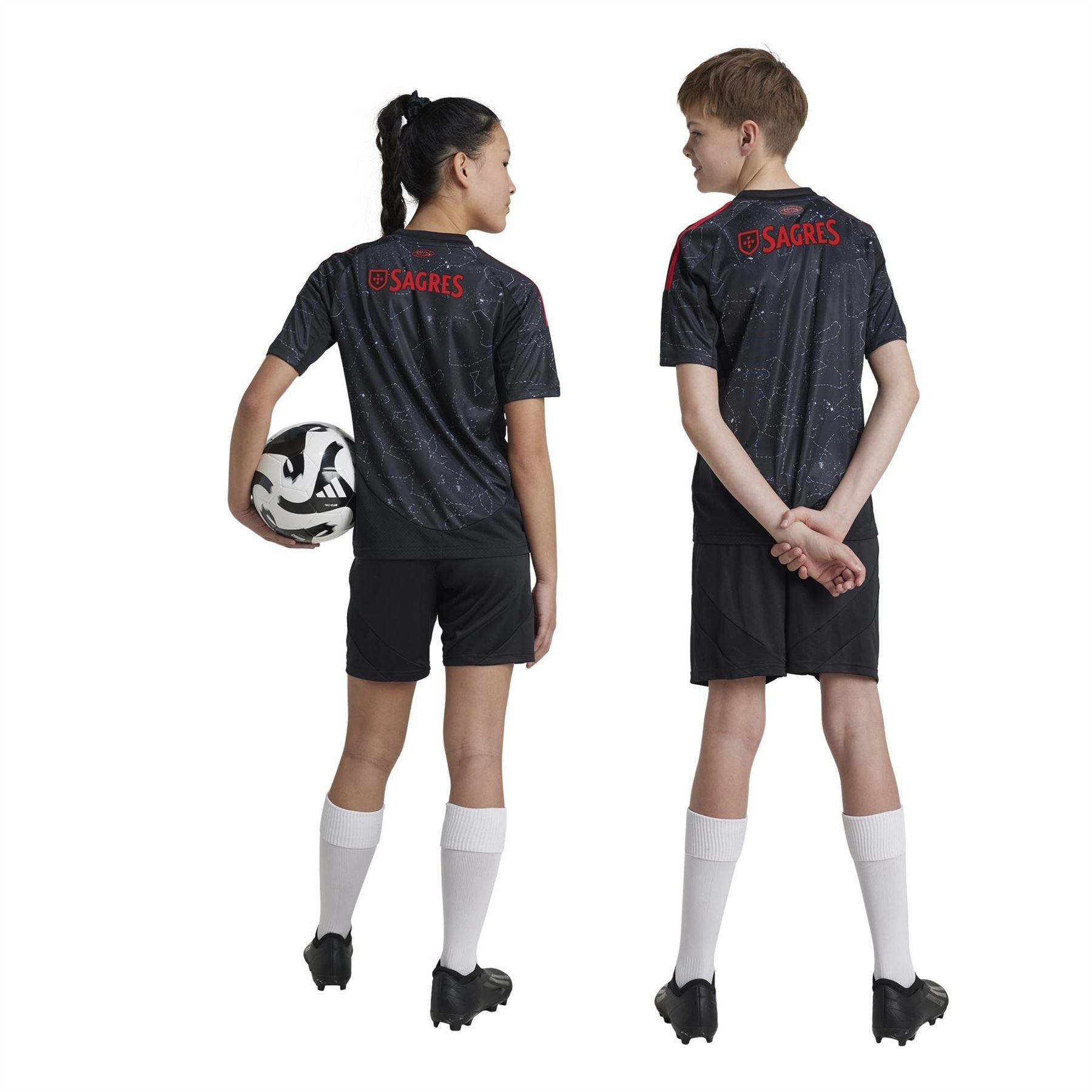 adidas Benfica Licensed Short Sleeve T-Shirt