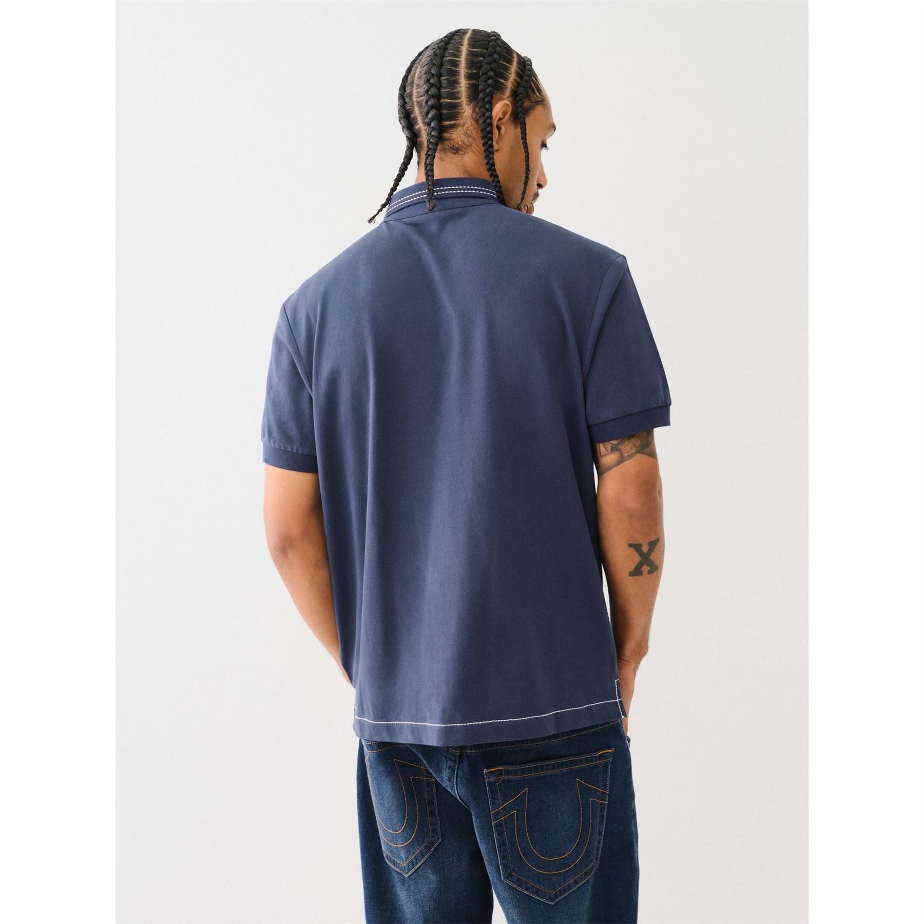 True Religion T Embroidered Polo Shirt