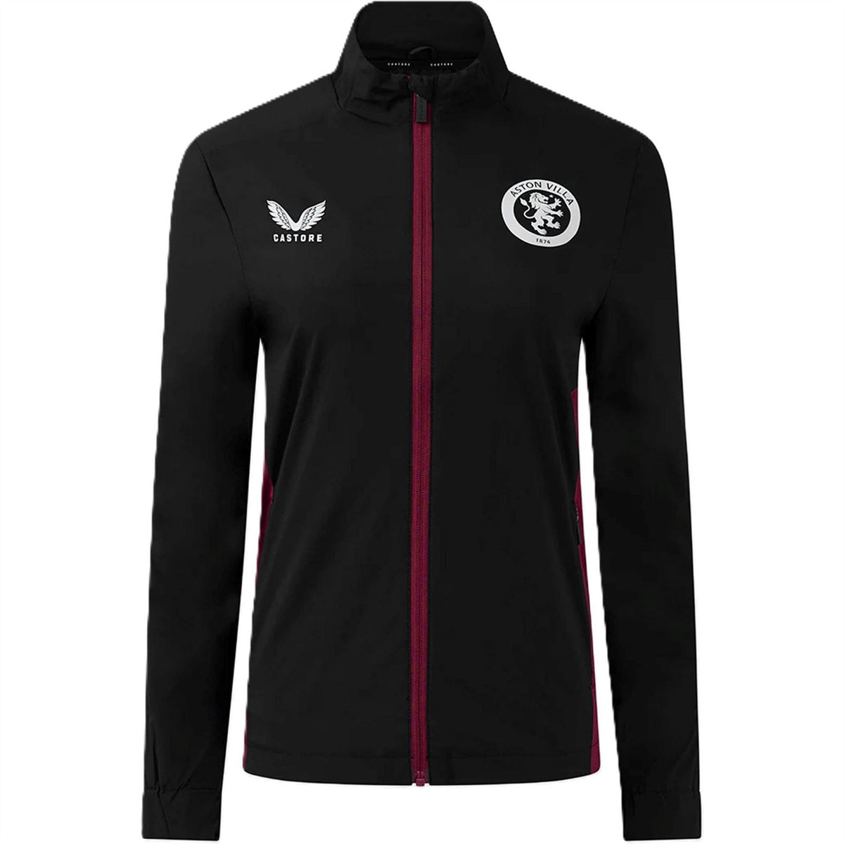 Castore Solid Patterned Zipped Pocket Track Jacket