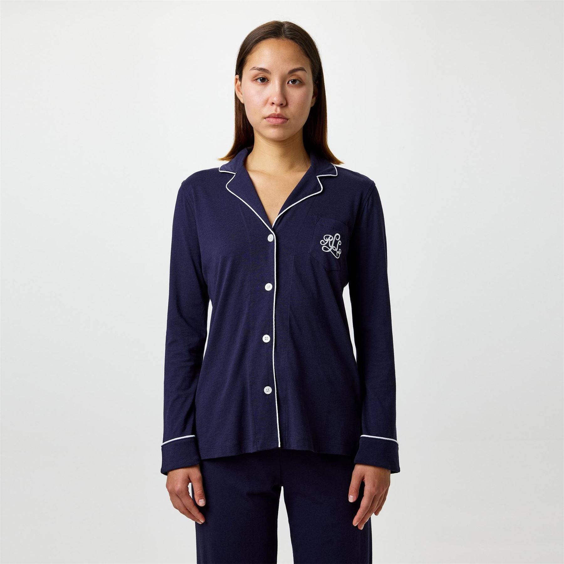Lauren by Ralph Lauren Classic Notch Pyjama Set