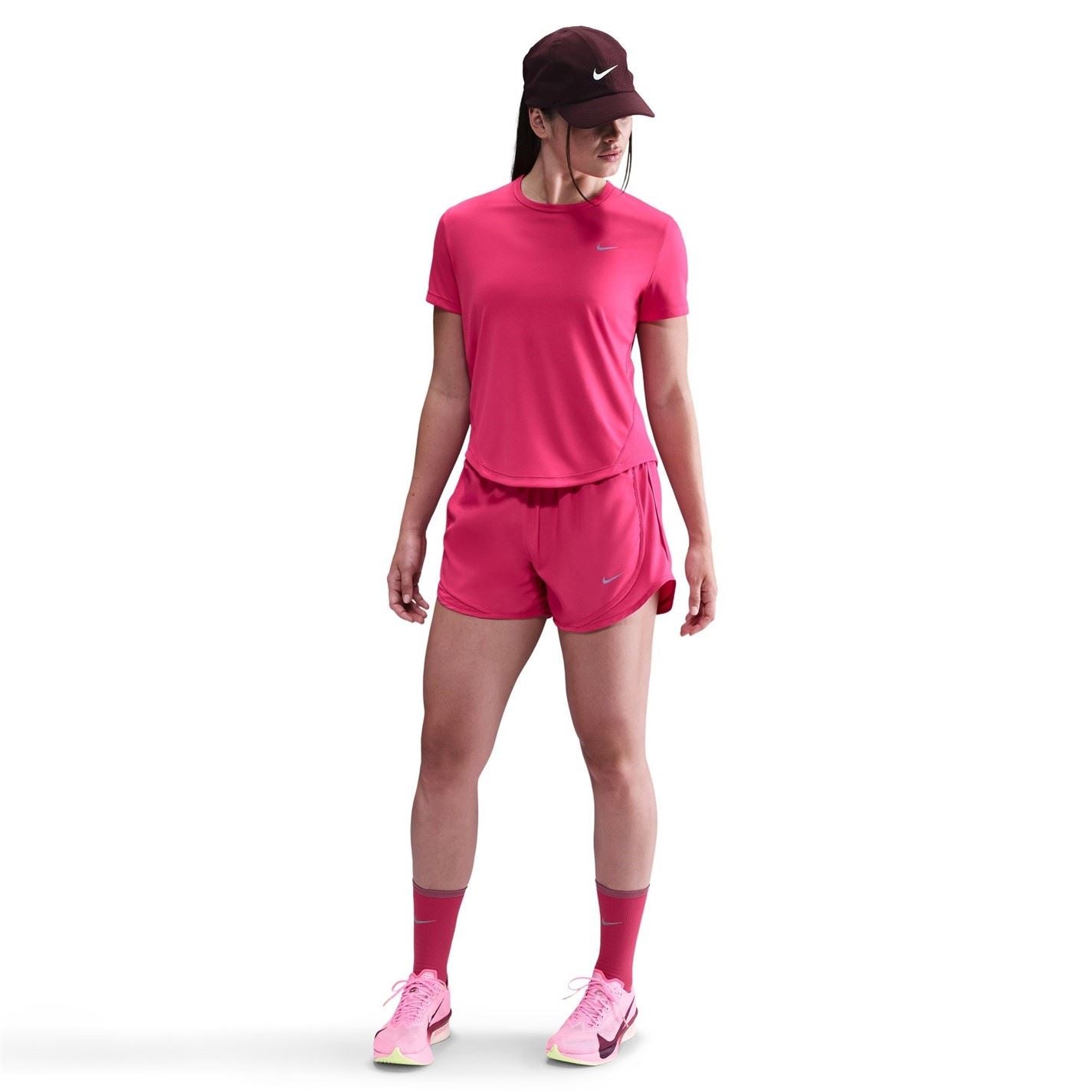 Nike Womens Tempo Dri Fit Short Sleeve Running Top