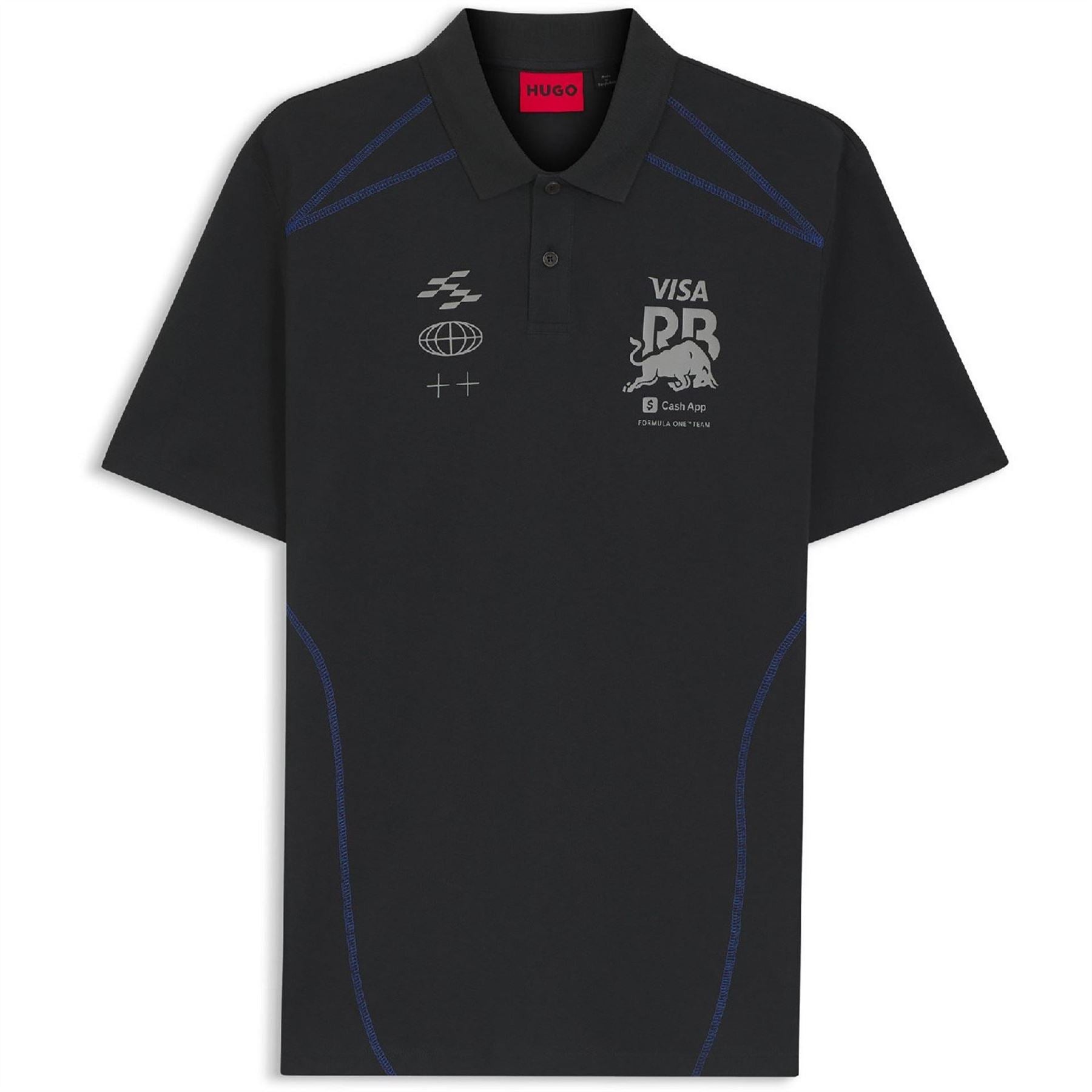 Hugo Regular Fit Collared Neck Short Sleeve Logo Print Shirt