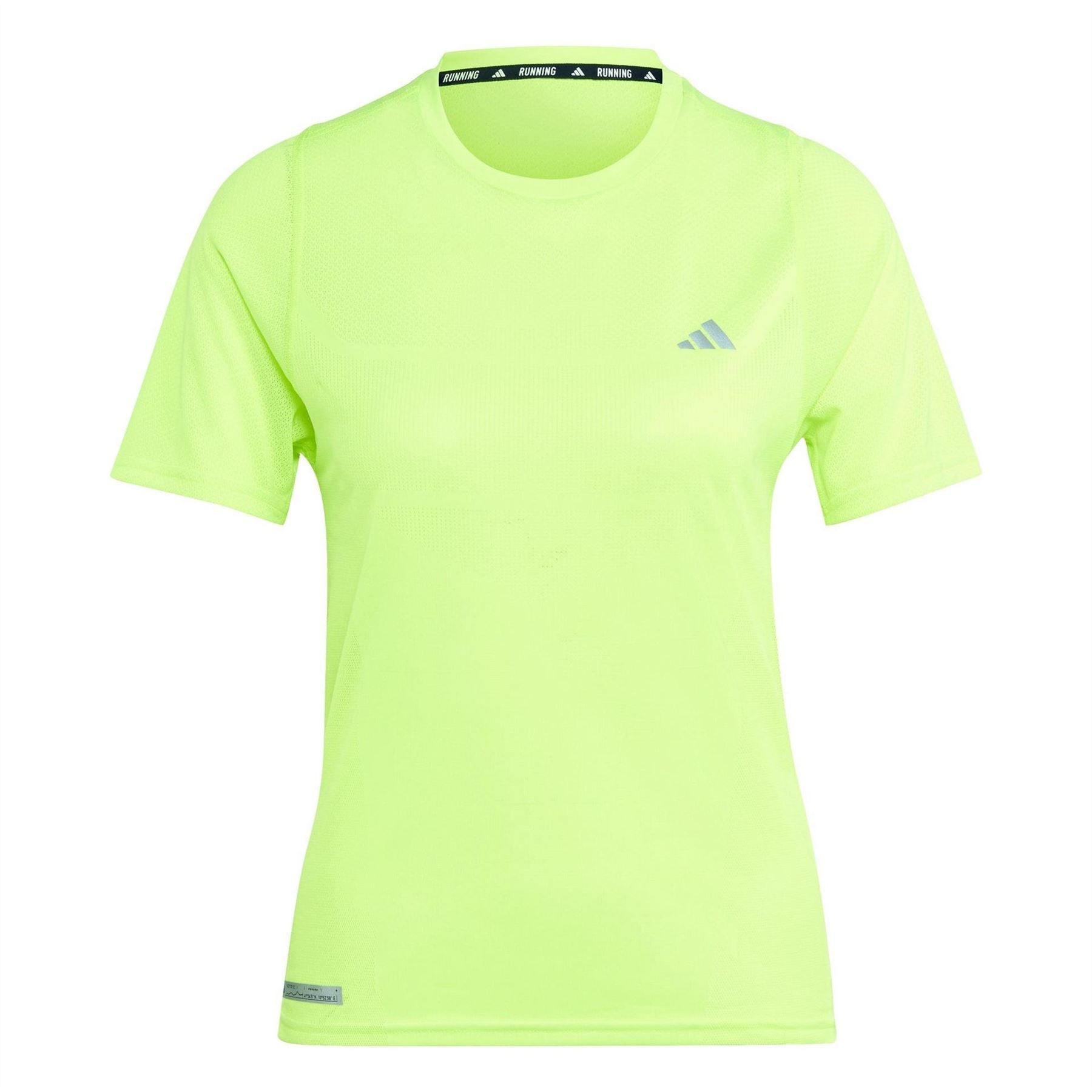adidas Crew Neck Ribbed Collar Short Sleeve Jersey T-Shirt