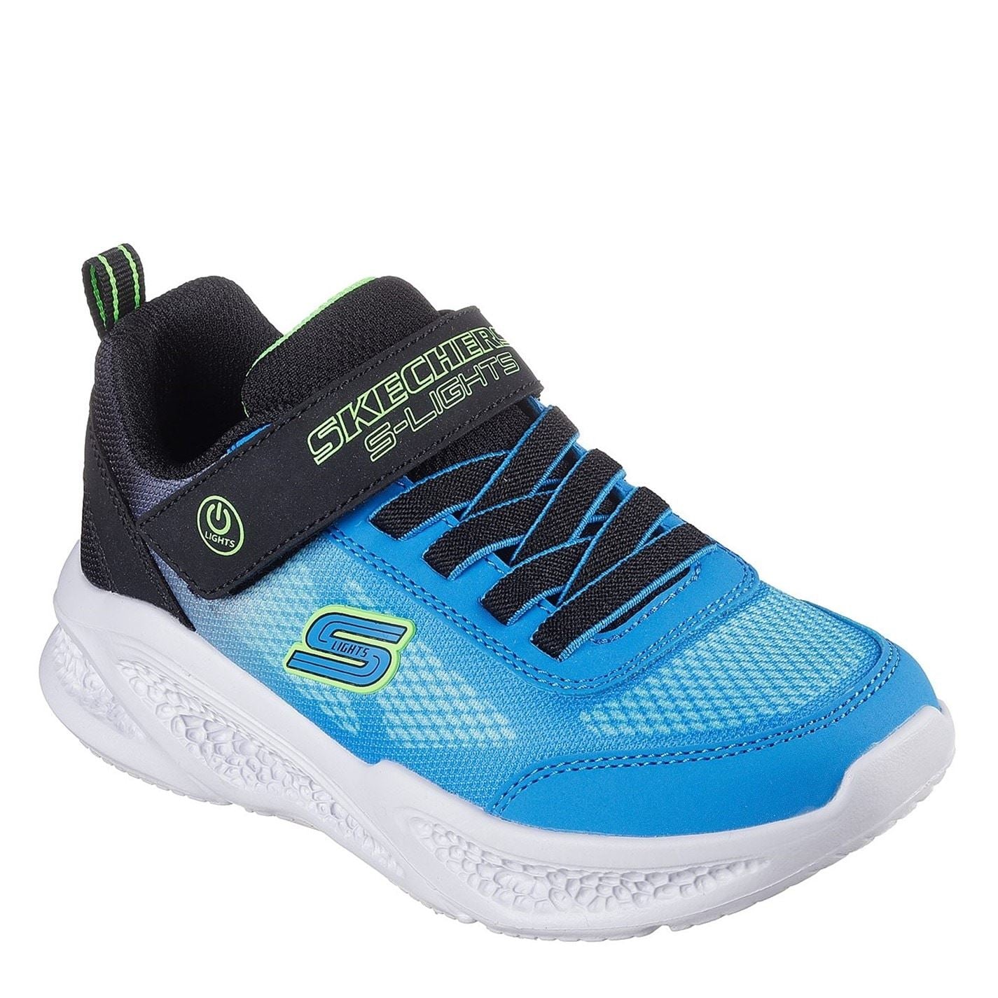 Skechers Lighted Gore  And  Strap Sneaker W Mult Light Up Trainers Boys