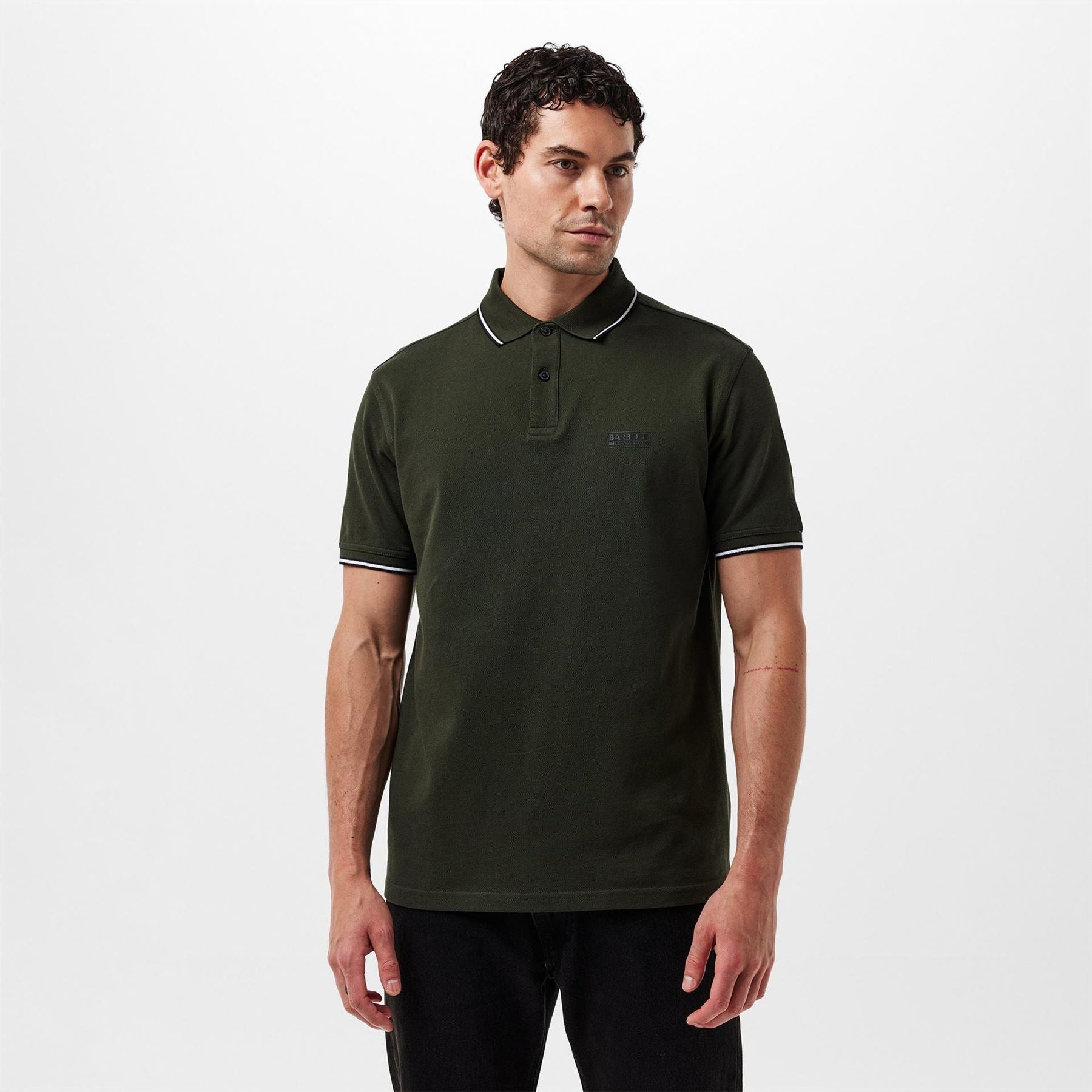 Barbour International Tipped Short Sleeve Polo Shirt