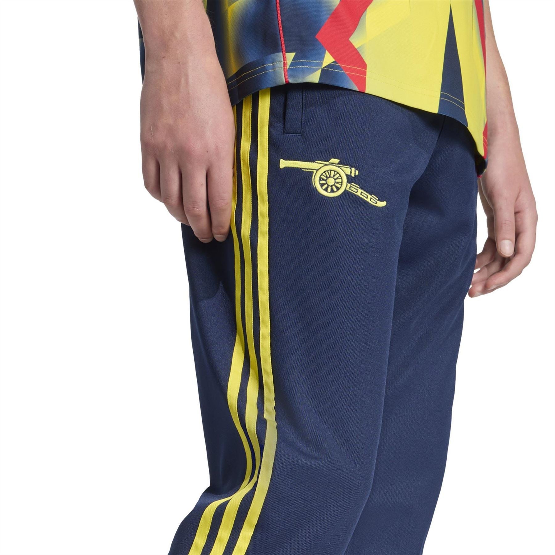 adidas Mens Arsenal Originals Lifestyle Tracksuit Bottoms 25 26