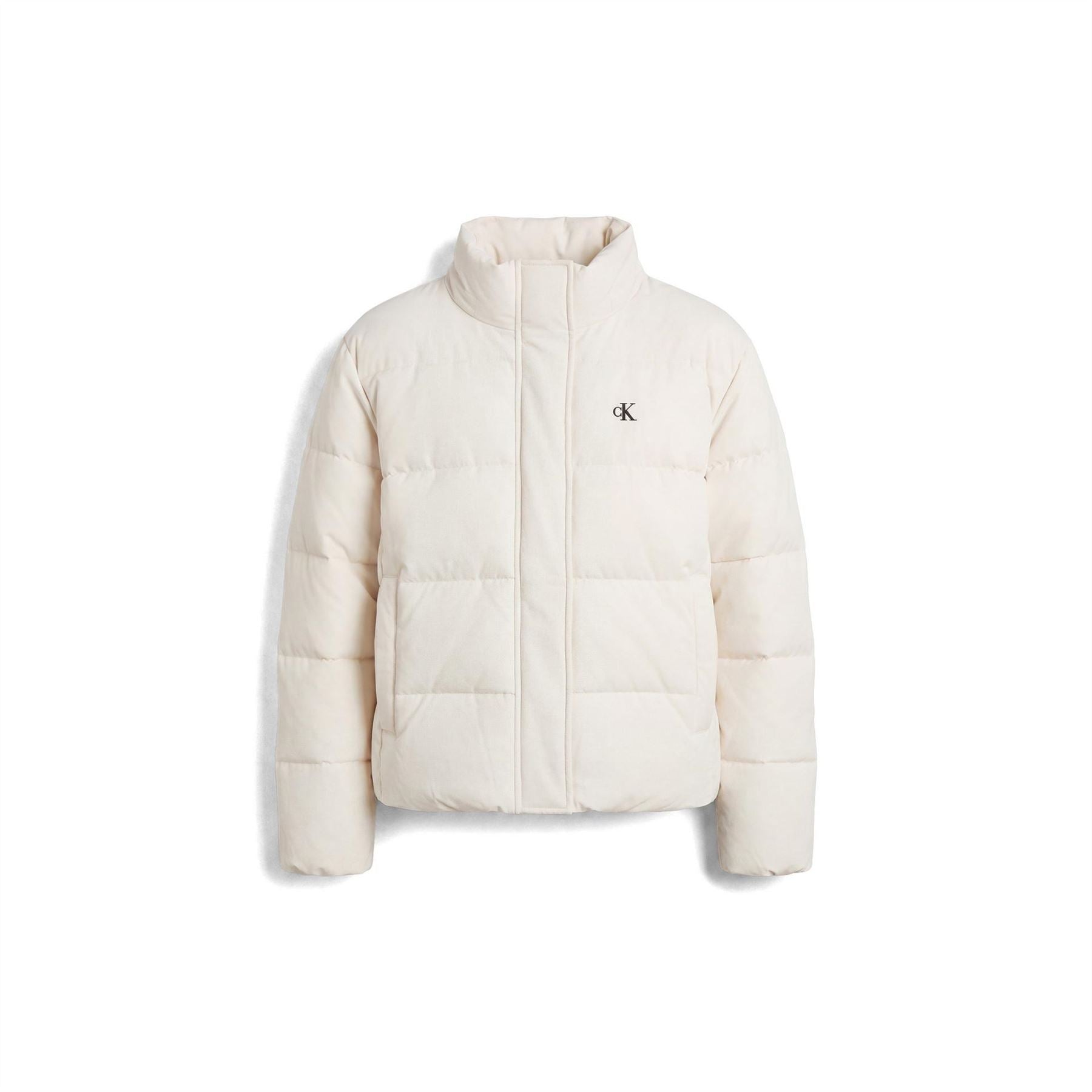 Calvin Klein Jeans  Essential Water Resistant Rds Certified Down Short Puffer Jacket