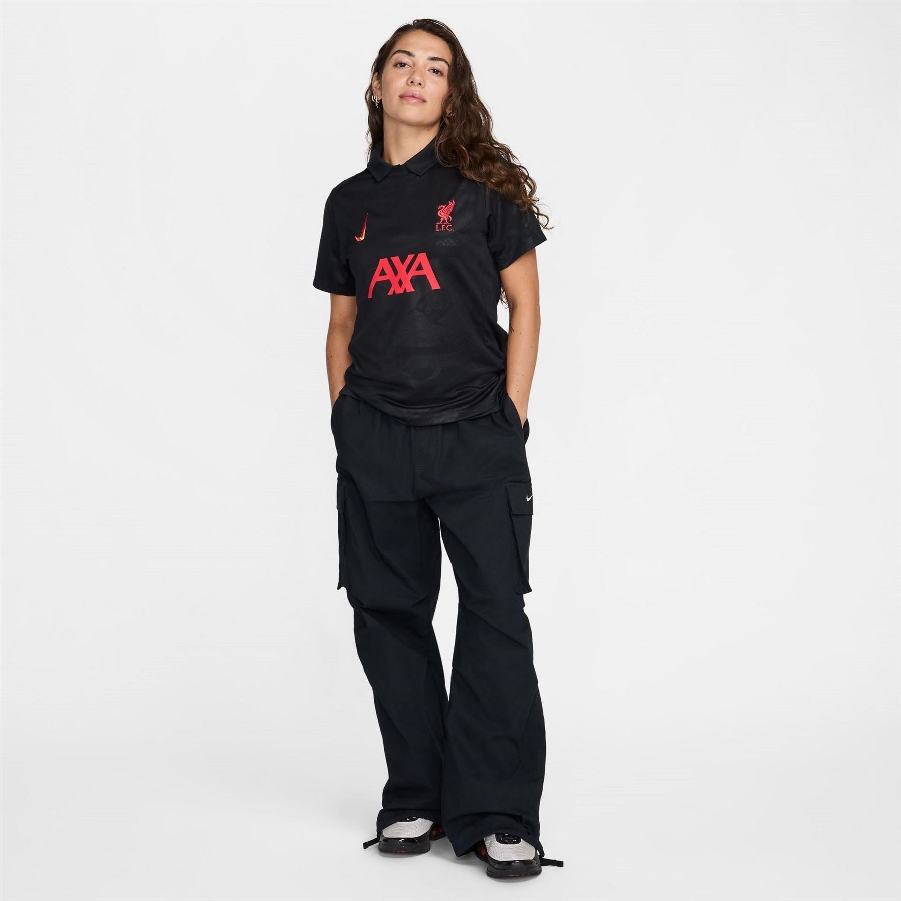 Nike Womens Liverpool Academy Pro Third Pre Match Shirt 2024 2025