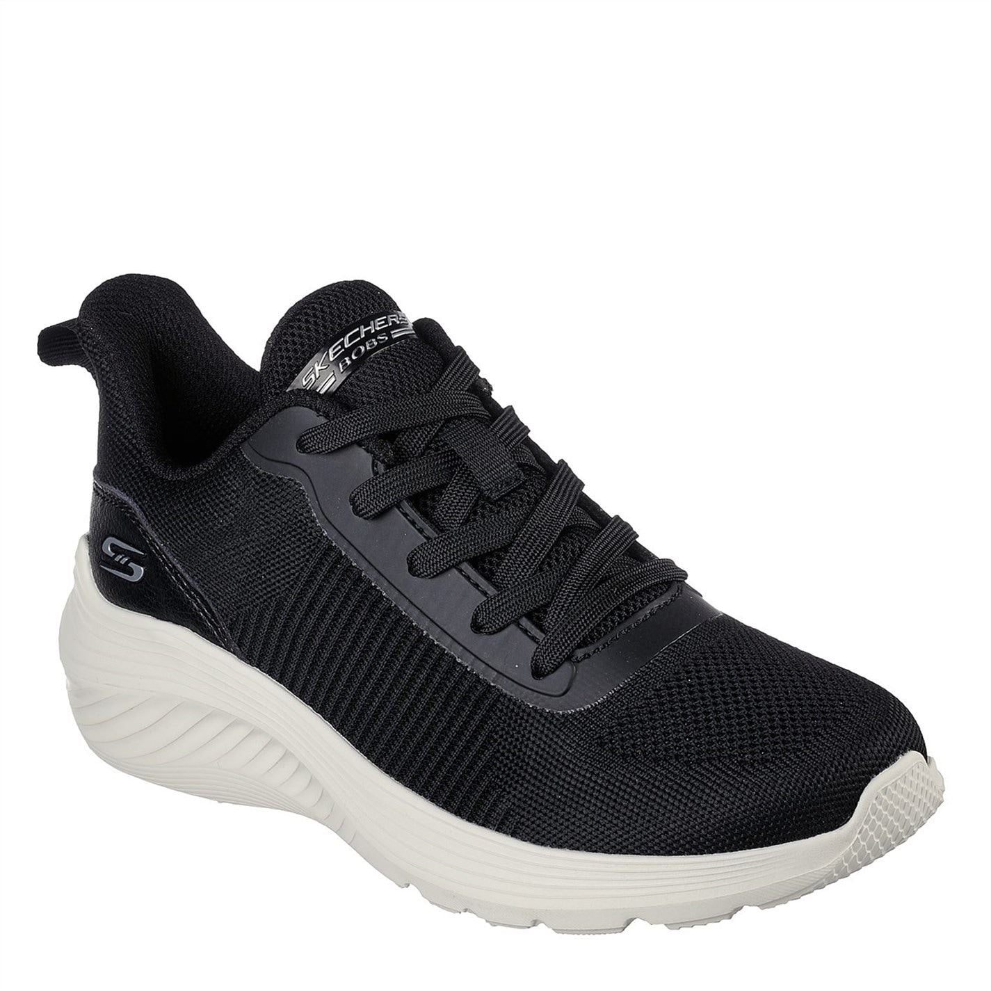 Skechers Womens Bobs Squad Waves Low Top Trainers