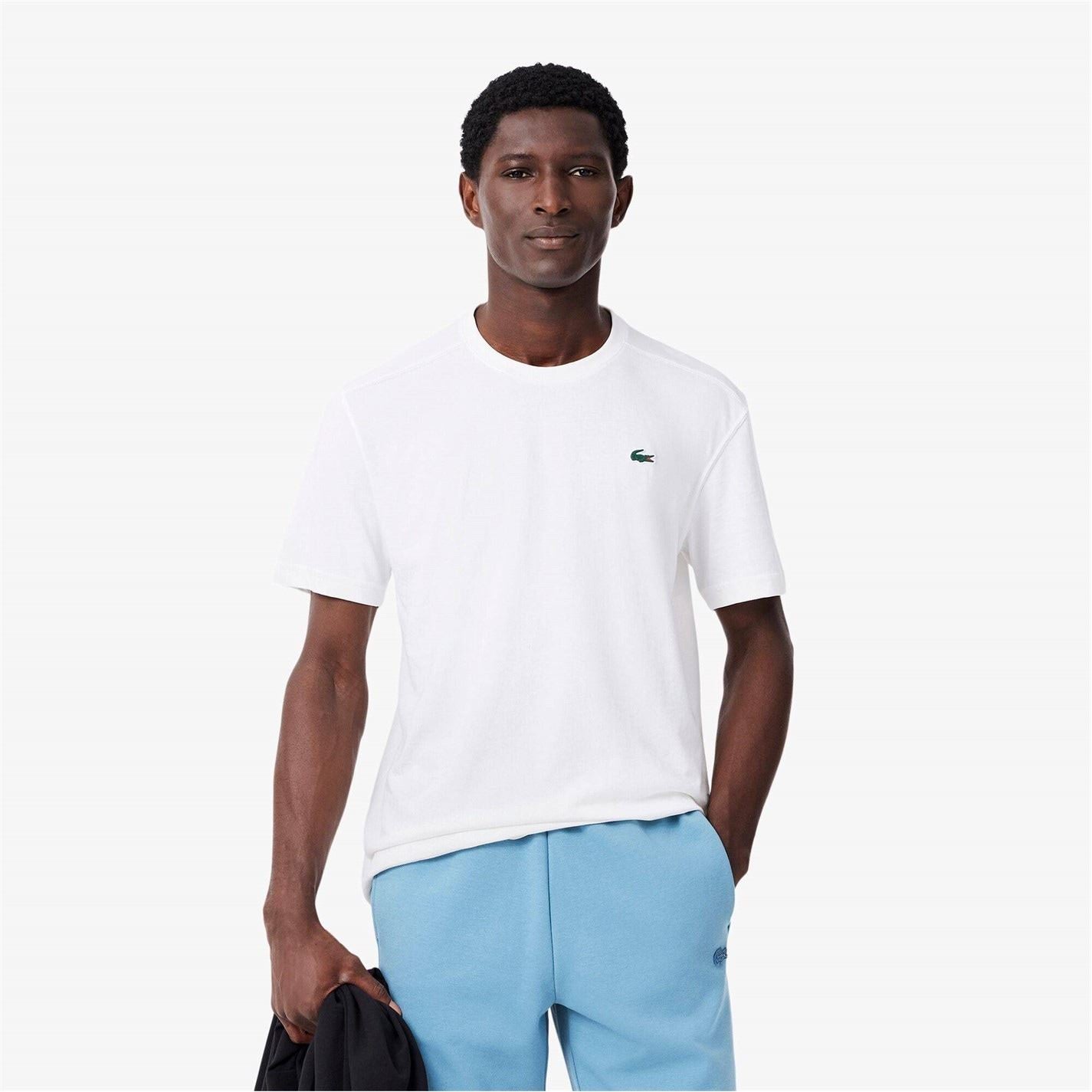 Lacoste Logo Moisture Wicking Short Sleeve Performance T-Shirt