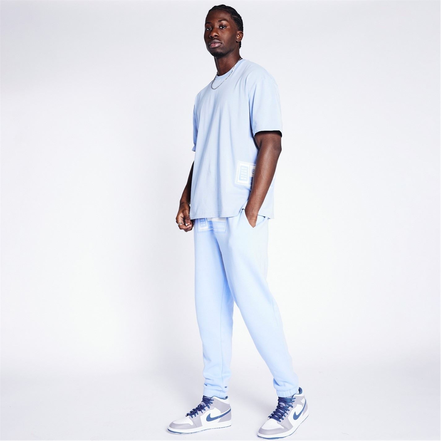 Blood Brother Badged Crew Neck Regular Fit T-Shirt