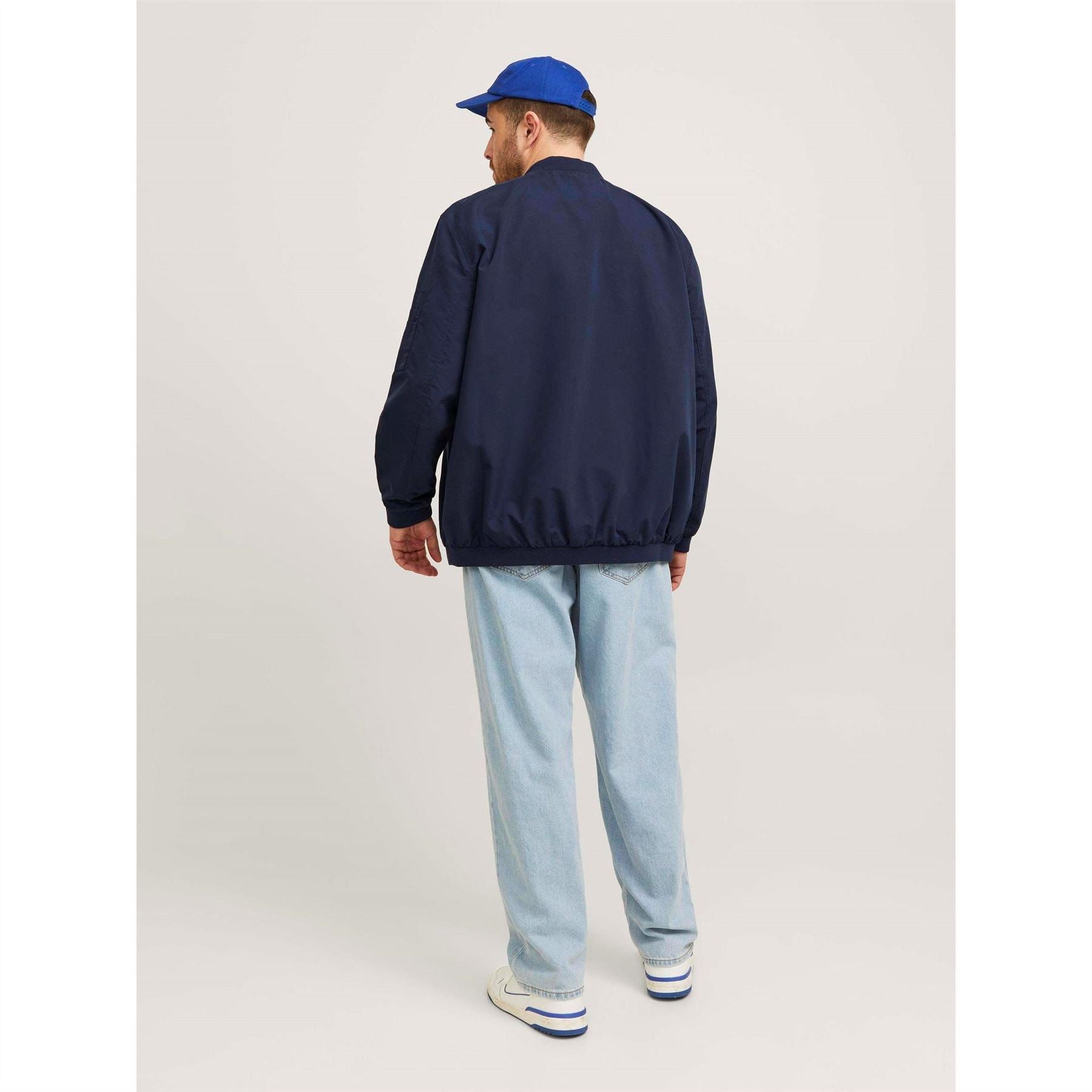 Jack and Jones Rush Plus Size Long Sleeve Bomber Jacket
