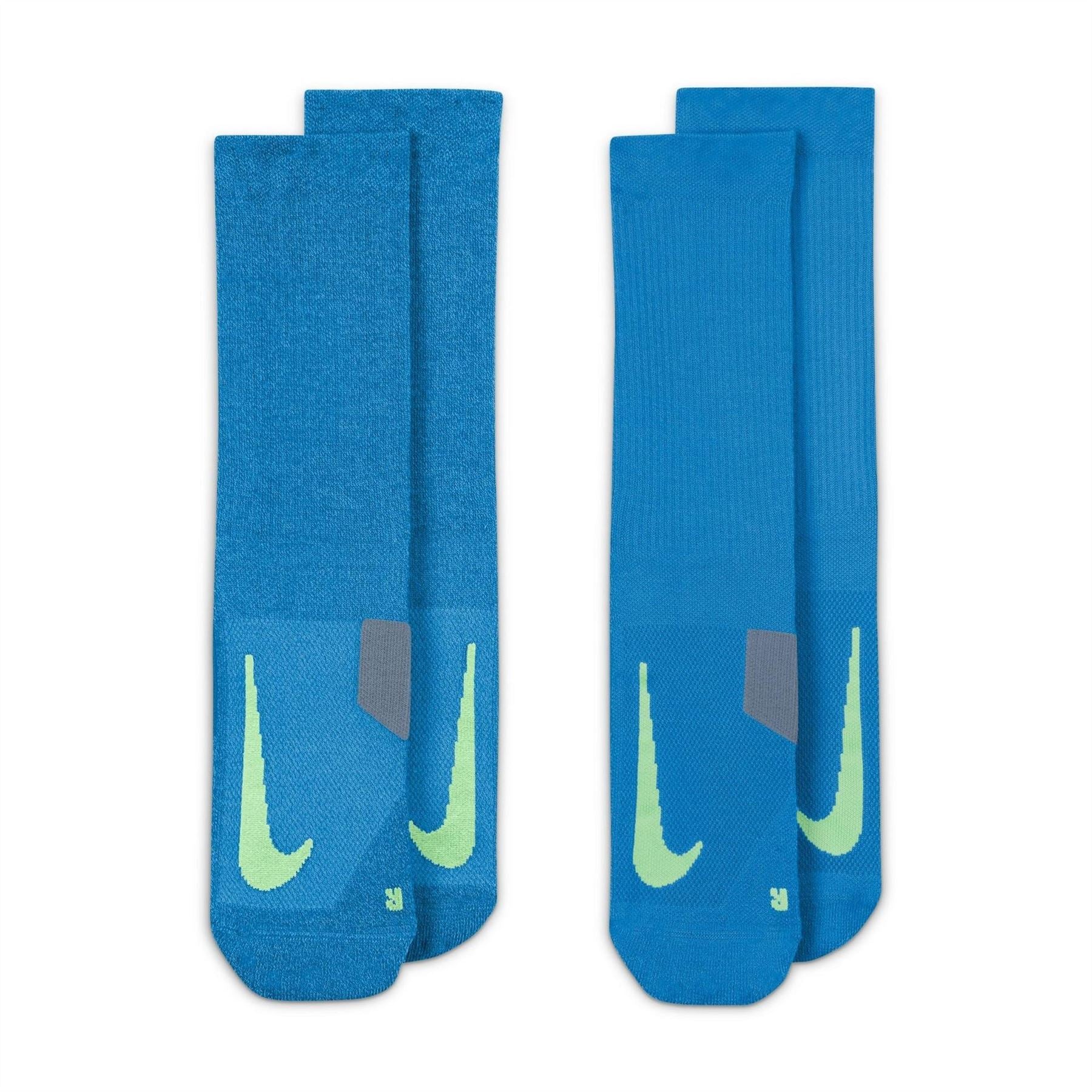 Nike Multiplier Crew Running Socks 2 Pack Unisex Adults