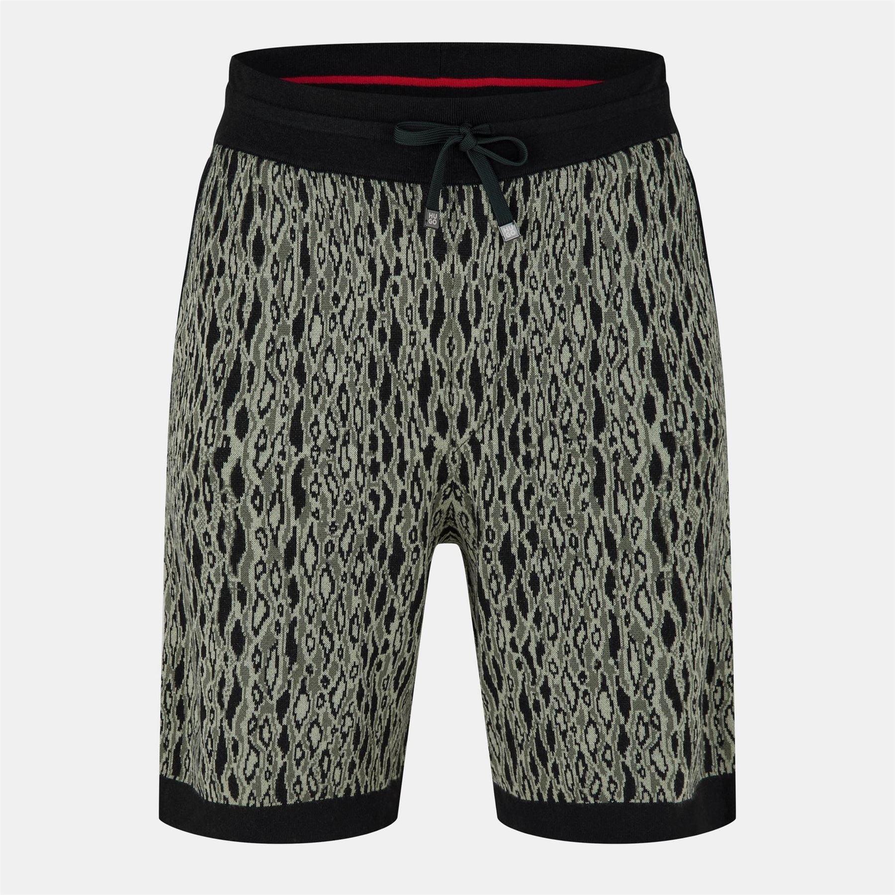 Hugo Animal Patterned Sweat Shorts