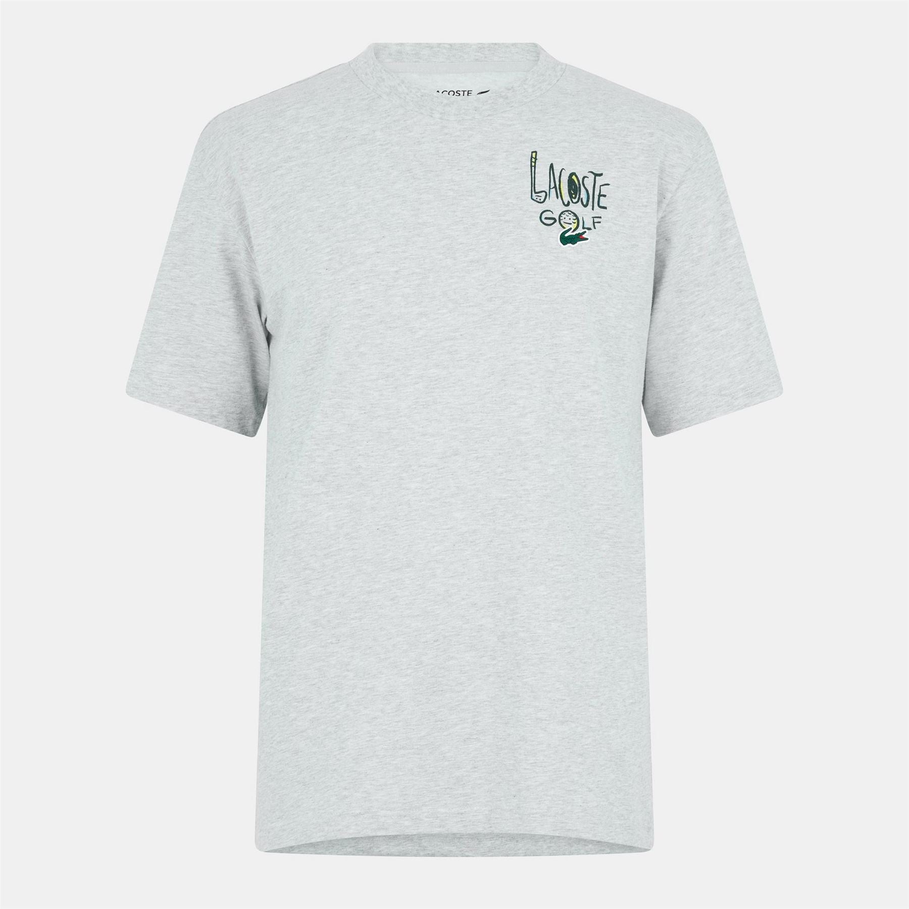 Lacoste Crocodile Print Regular Fit Crew Neck T-Shirt