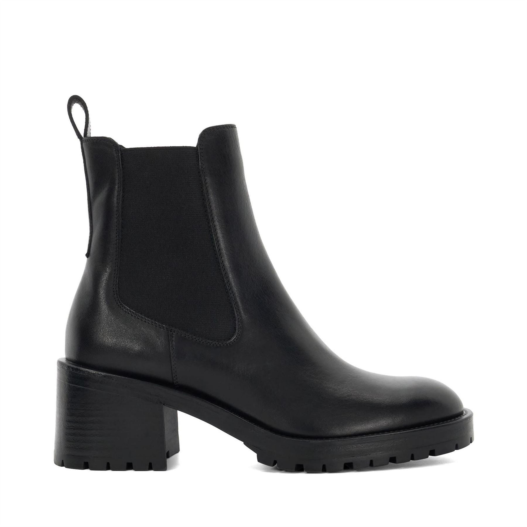 Dune London Positivity Chelsea Boots with Block Heel