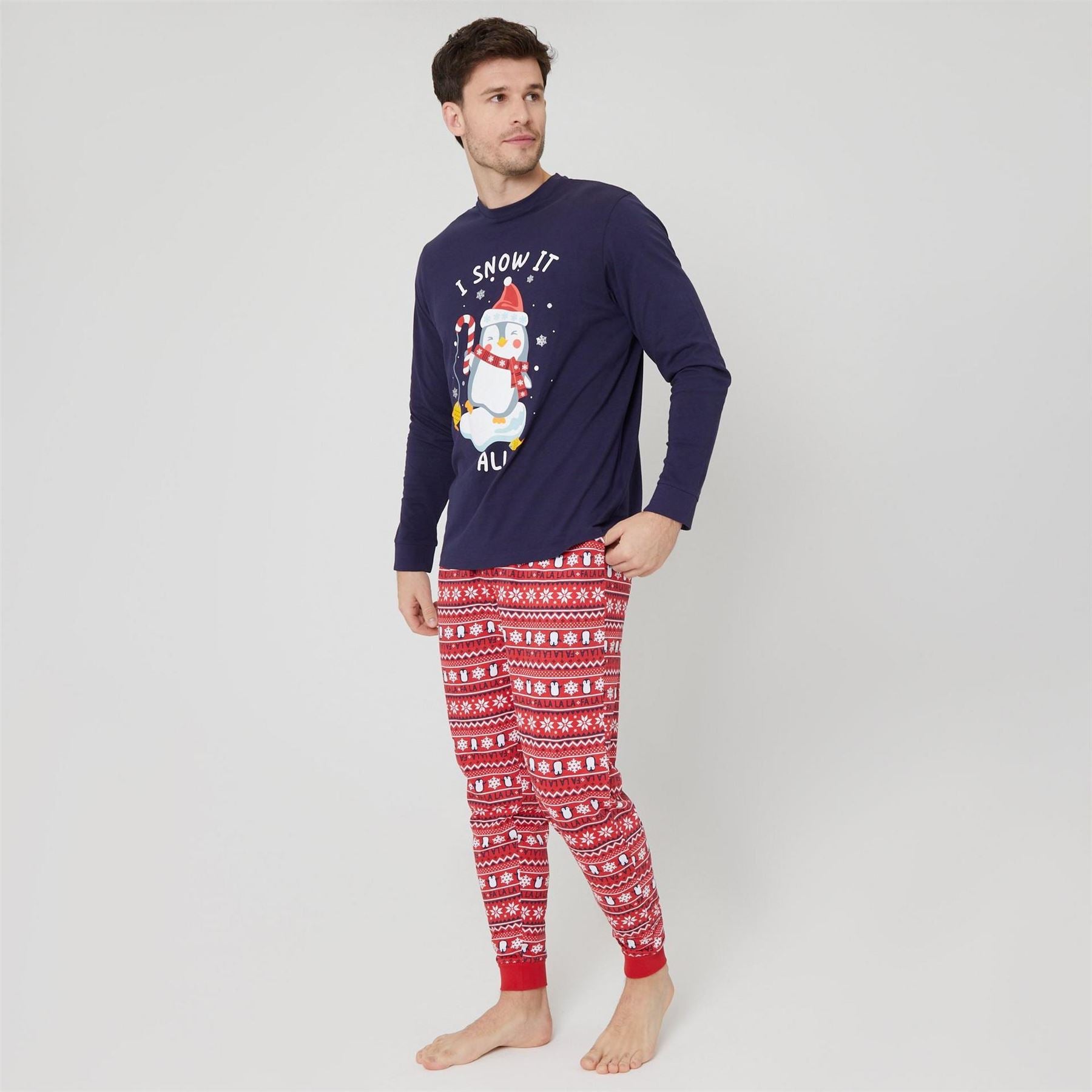 Linea Family Christmas Penguin Pyjama Set