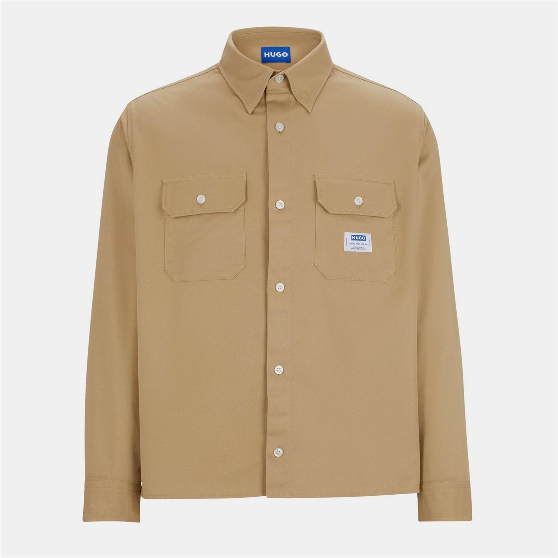 Hugo Collared Neck Regular Fit Shirt Jacket
