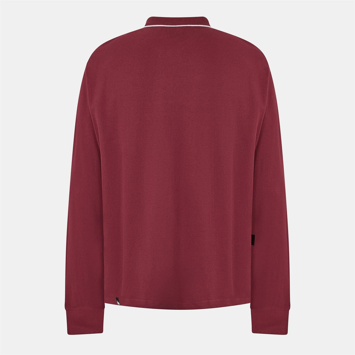Money Patch Regular Fit Long Sleeve Polo Shirt