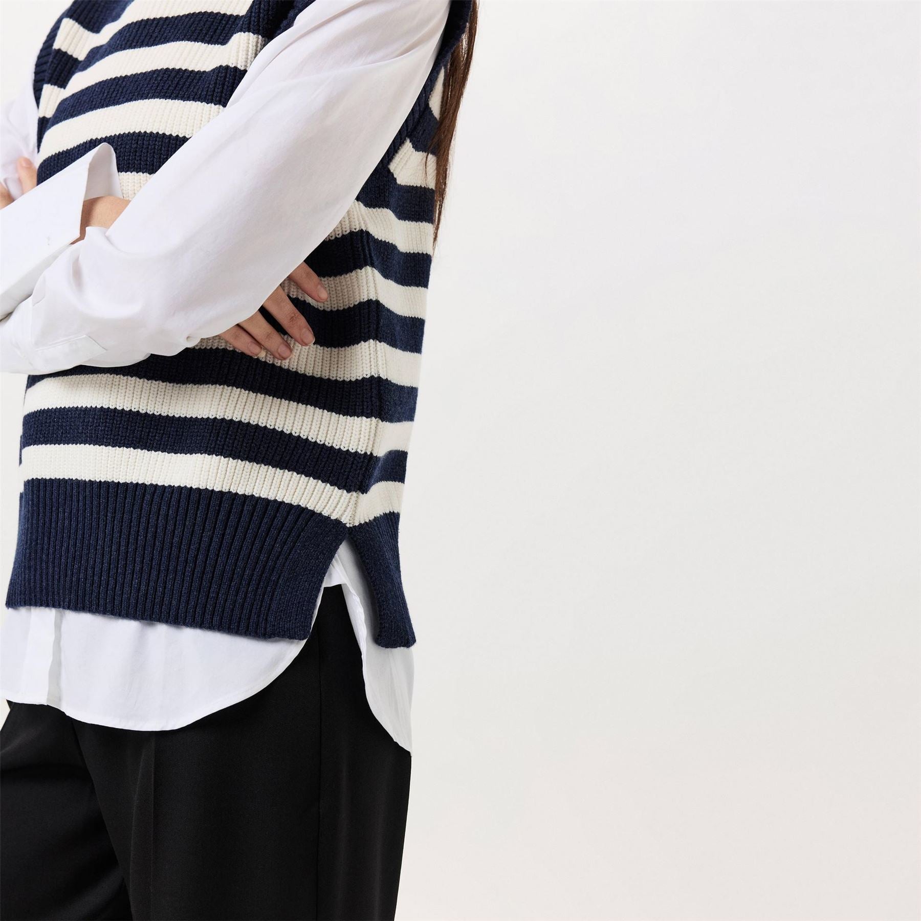 Finery Lexi Horizontal Stripe Gilet