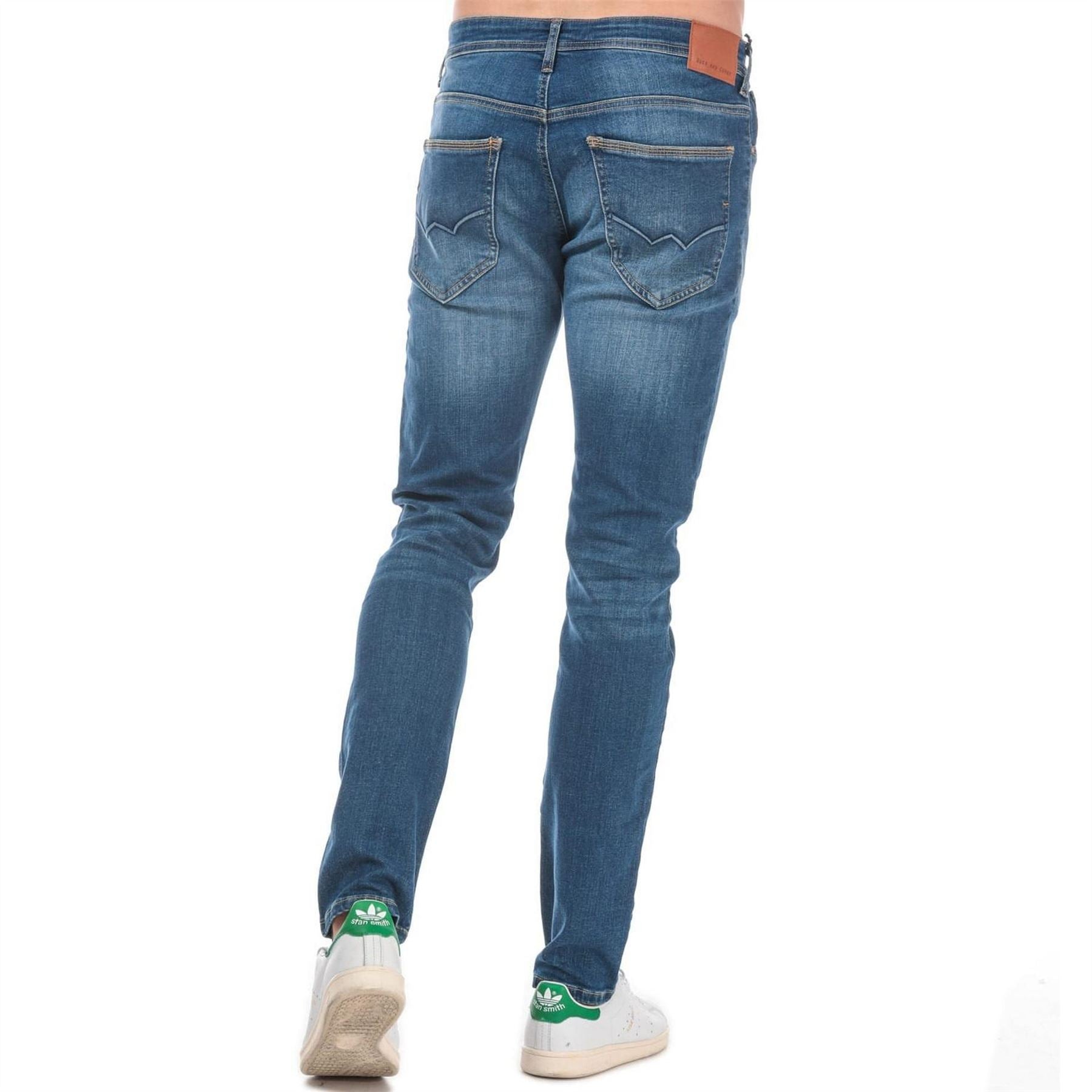 Duck and Cover Overbug Medium Wash Tapered Fit Jean
