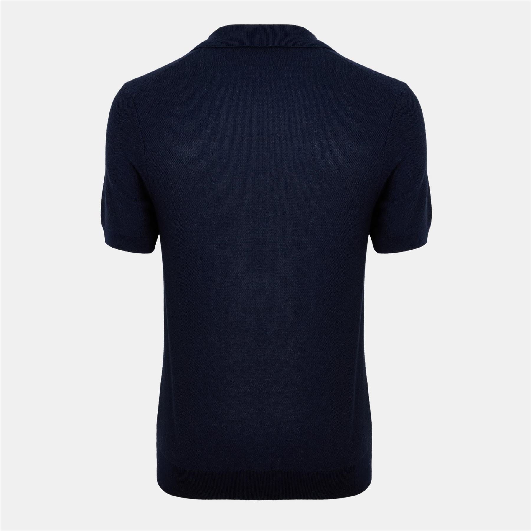 Boss Tempio Fine Knit Short Sleeve Polo Shirt