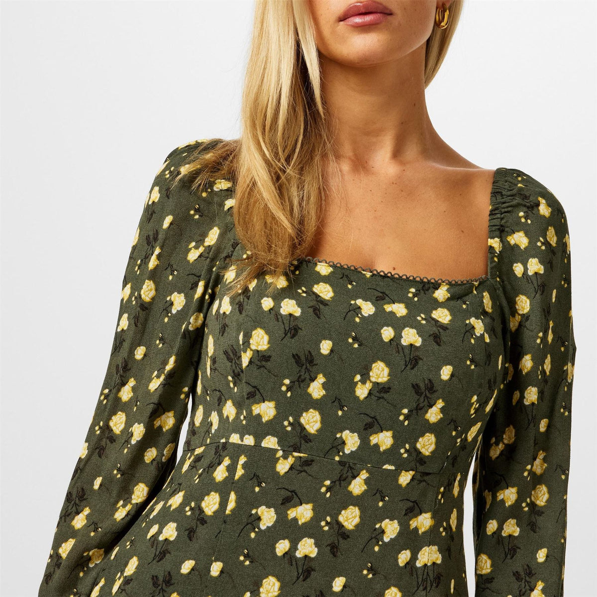Jack Wills Square Neck Mini A-Line Dress