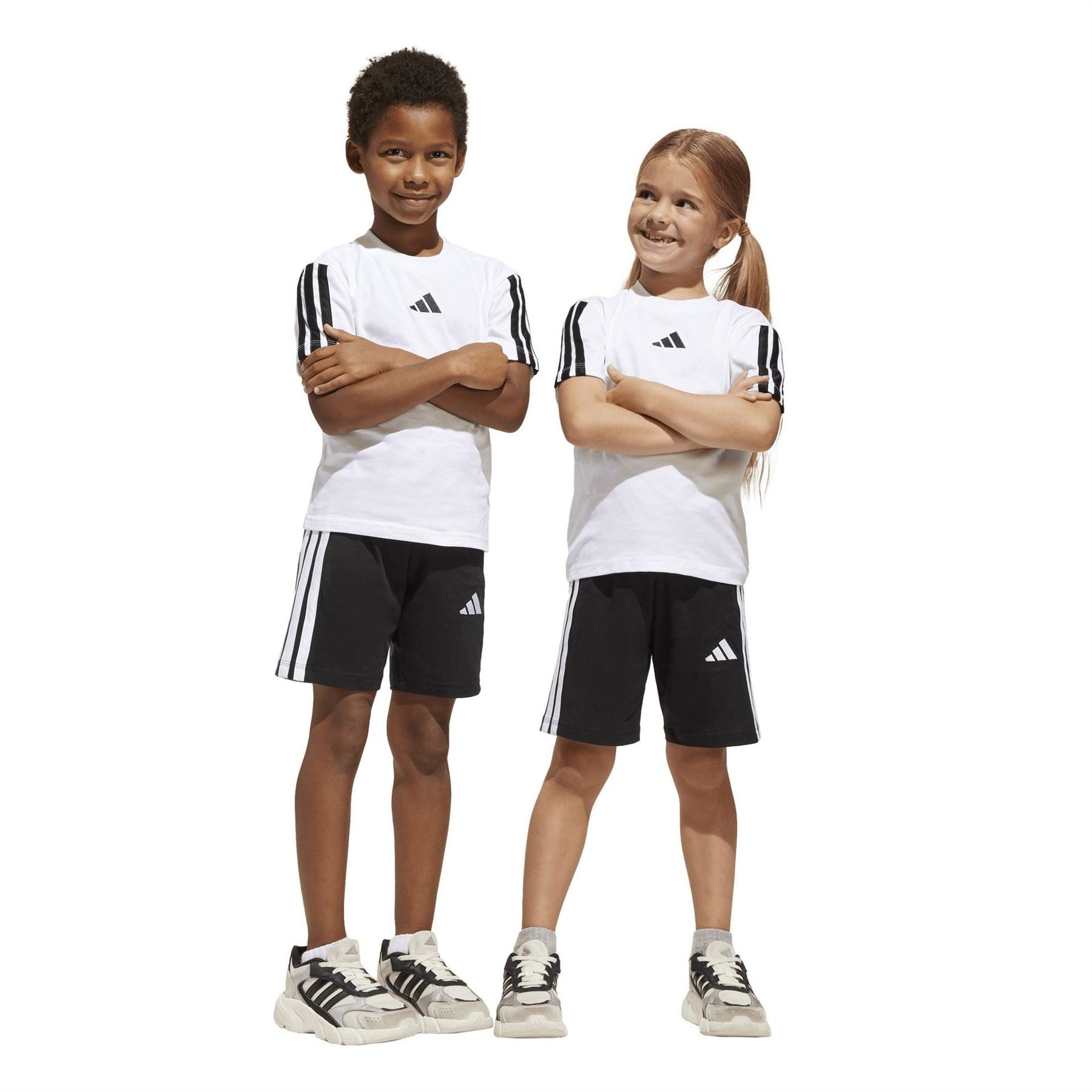 adidas 3s Ess Short Sleeve T-Shirt and Short Set